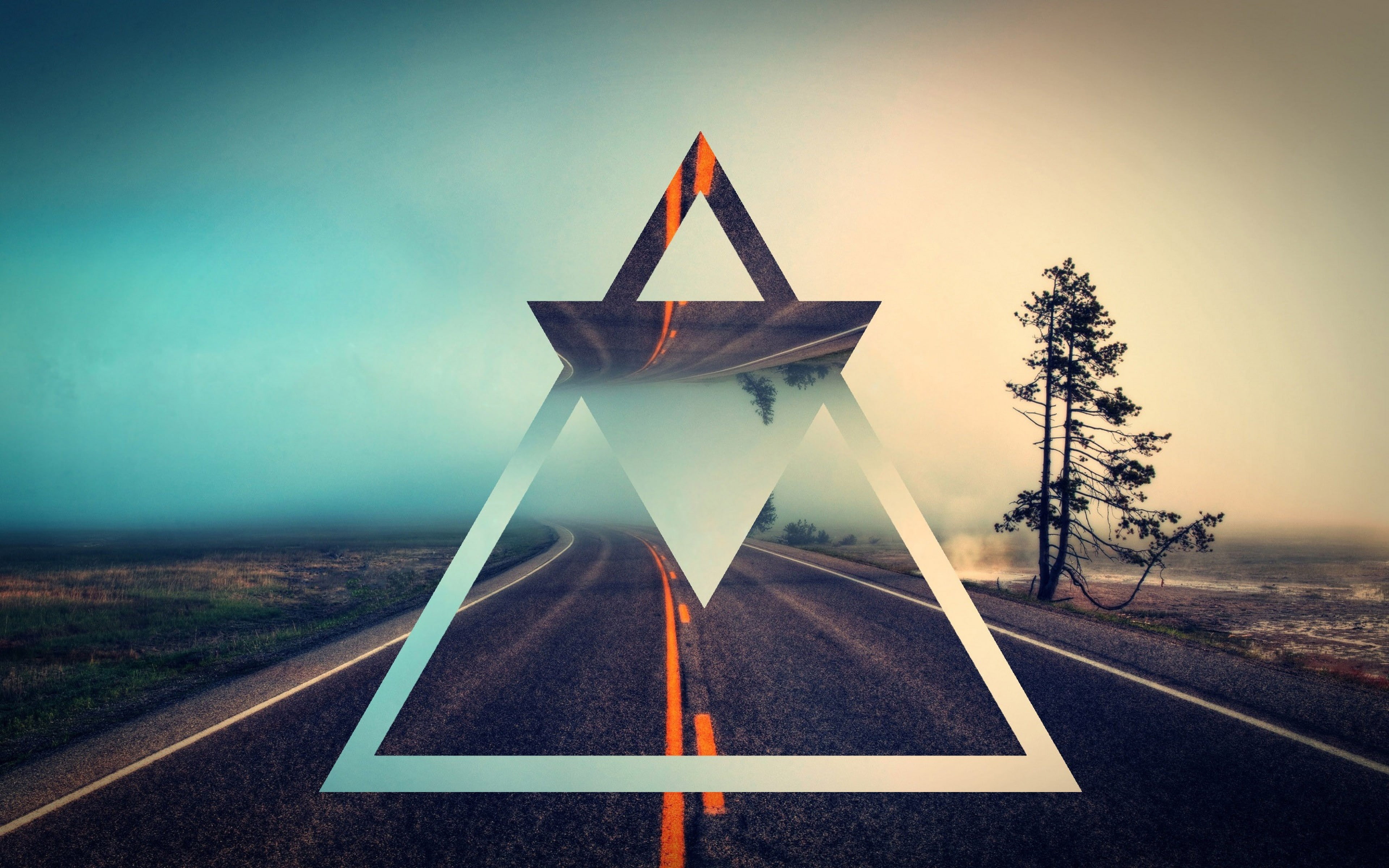 4K, shape backgrounds, triangle, Download 3840x2400 Triangle, background, bright, HD Wallpaper