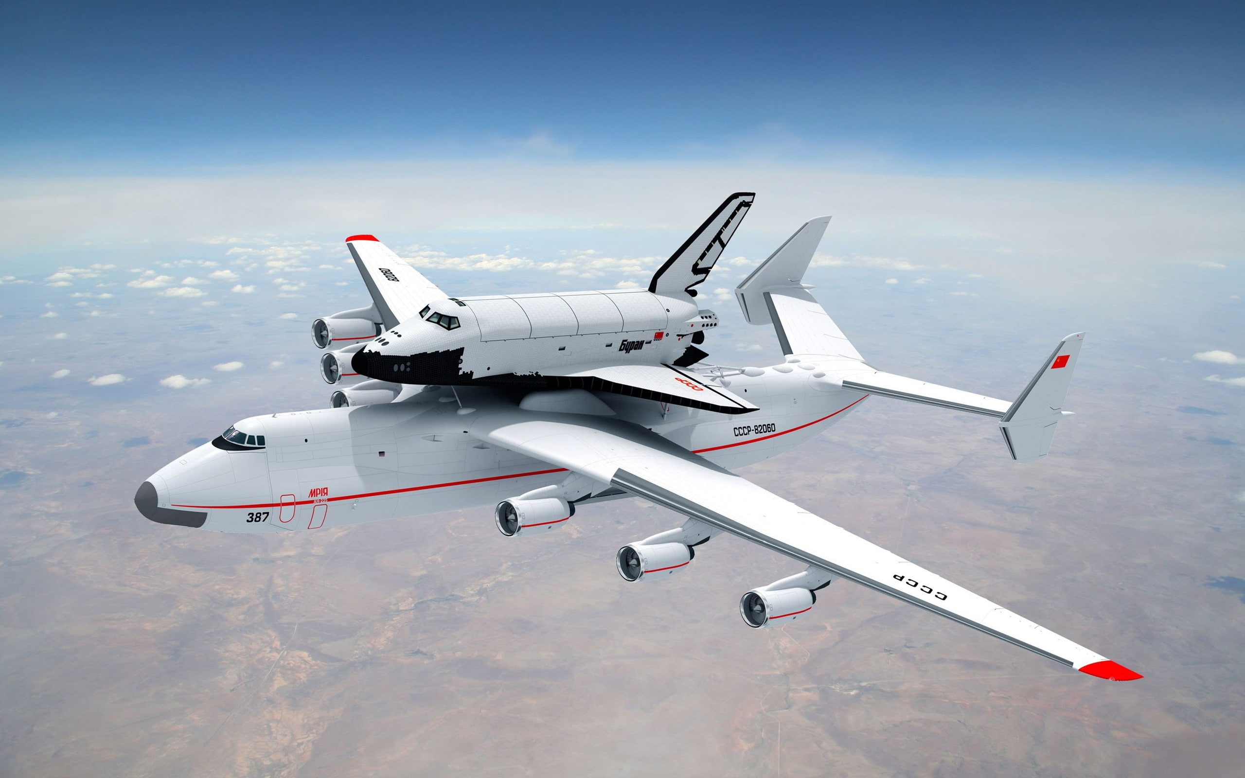 2K, Antonov, Mriya, Sky, Plane, HD Wallpaper