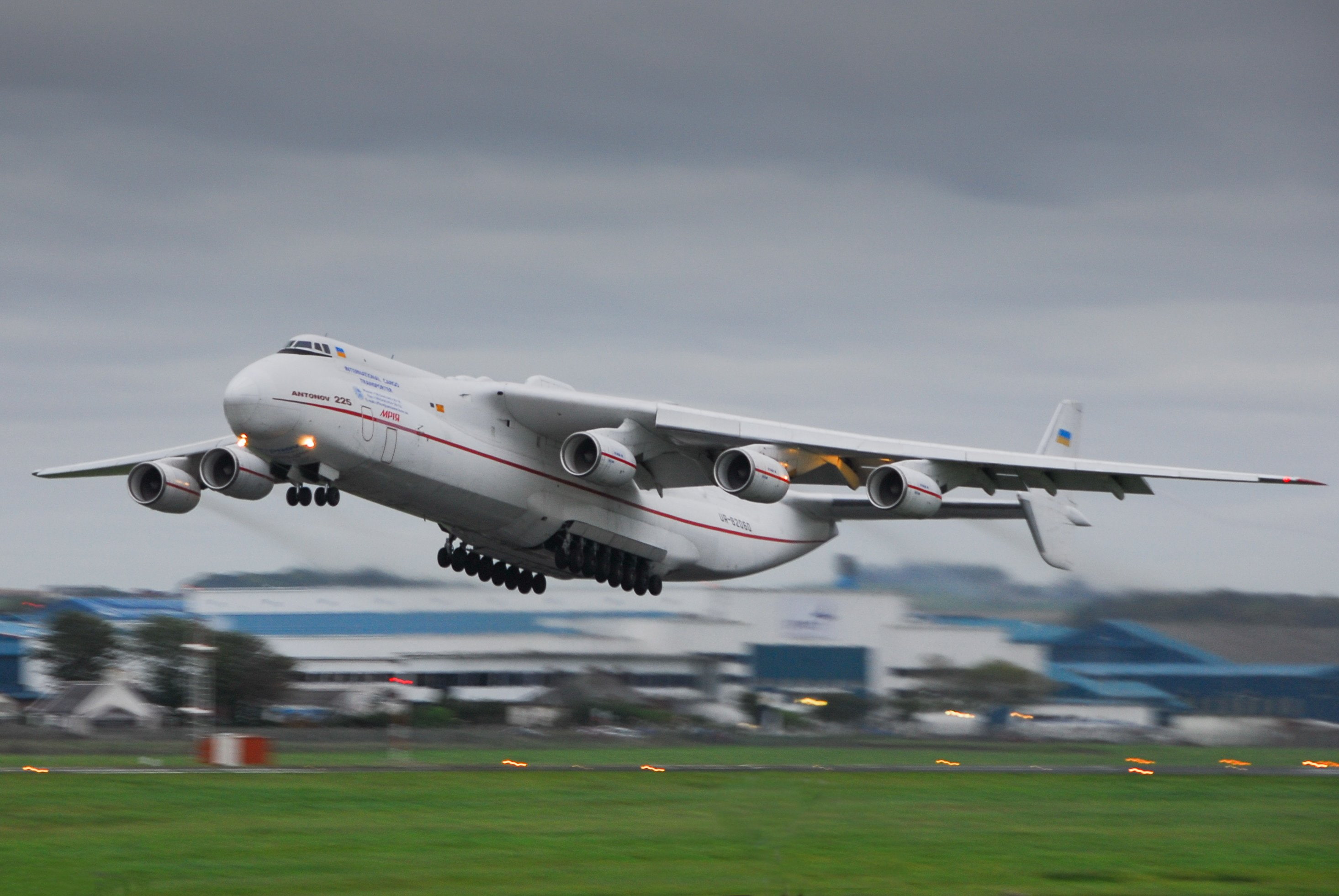 ukraine, aircrafts, transport, airplane, antonov, 225, cargo, 2K, HD Wallpaper