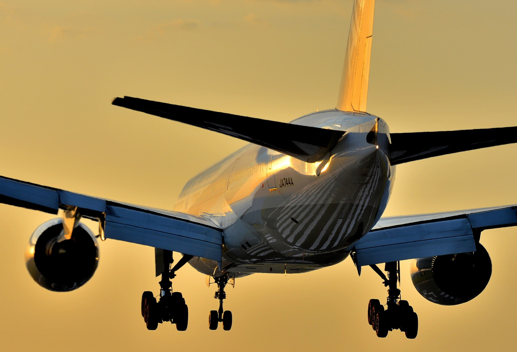 1080P, B-777, chassis, Boeing, landing, the plane, HD Wallpaper
