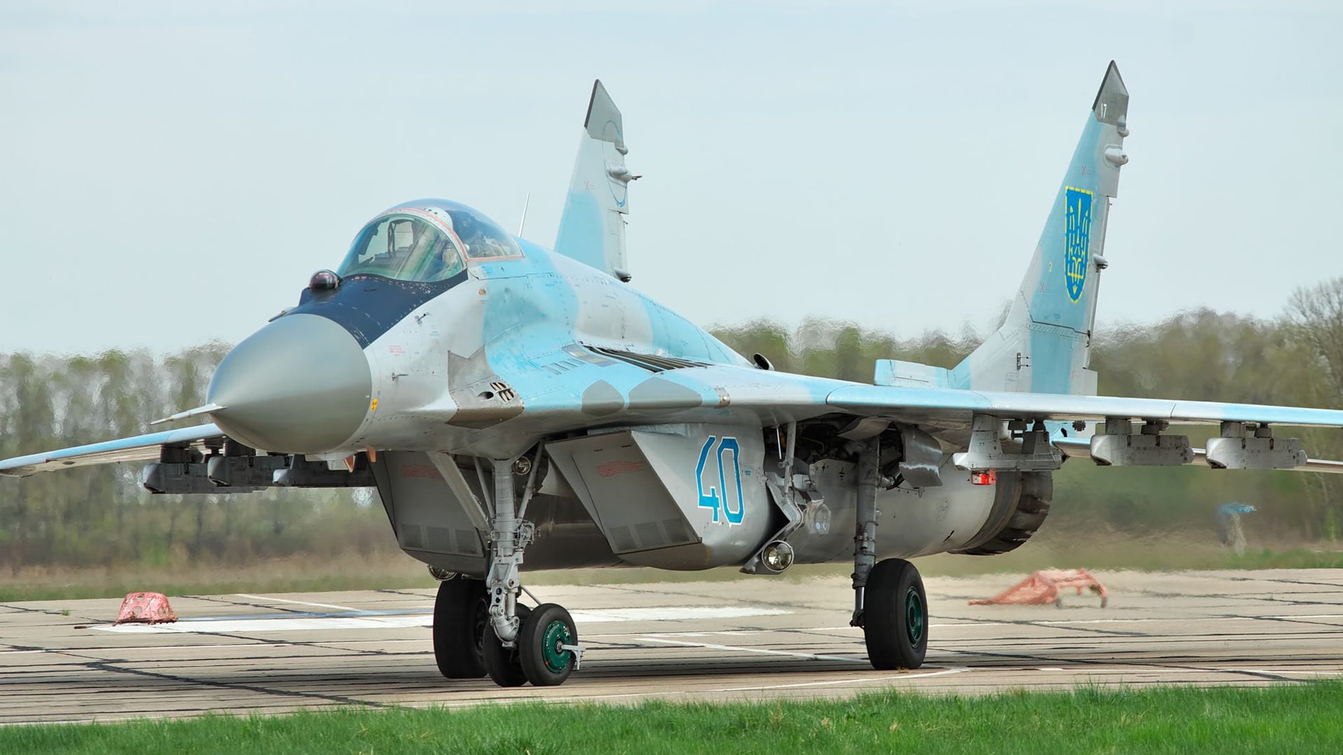 The MiG-29, Fighter, Chassis, Ukraine, Ukrainian air force, 1080P, HD Wallpaper