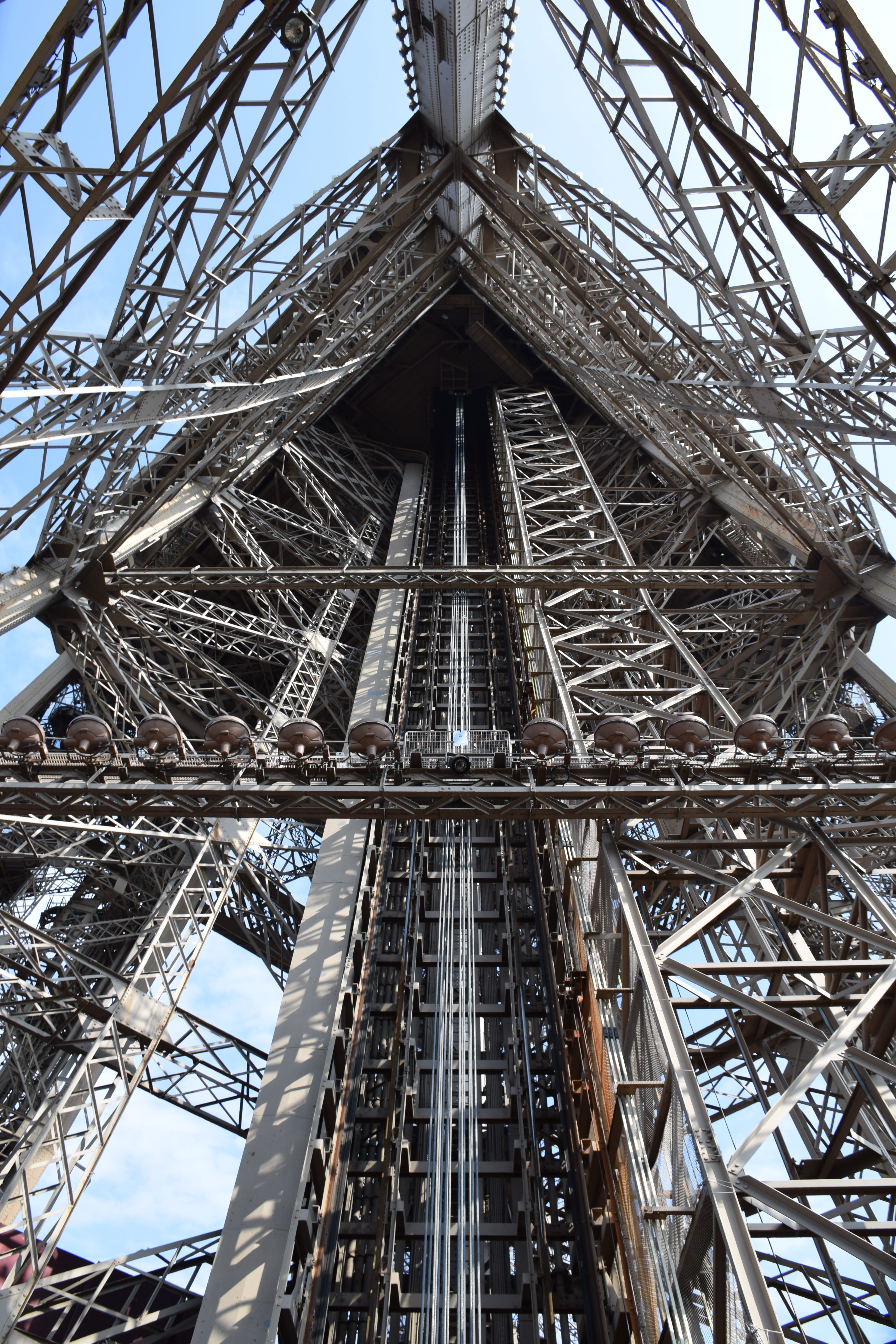 tall - high, 5K, history, architectural feature, city, paris, day, nature, built structure, architectural, clear sky, tower, eifel, metal, the past, directly below, Phone HD Wallpaper