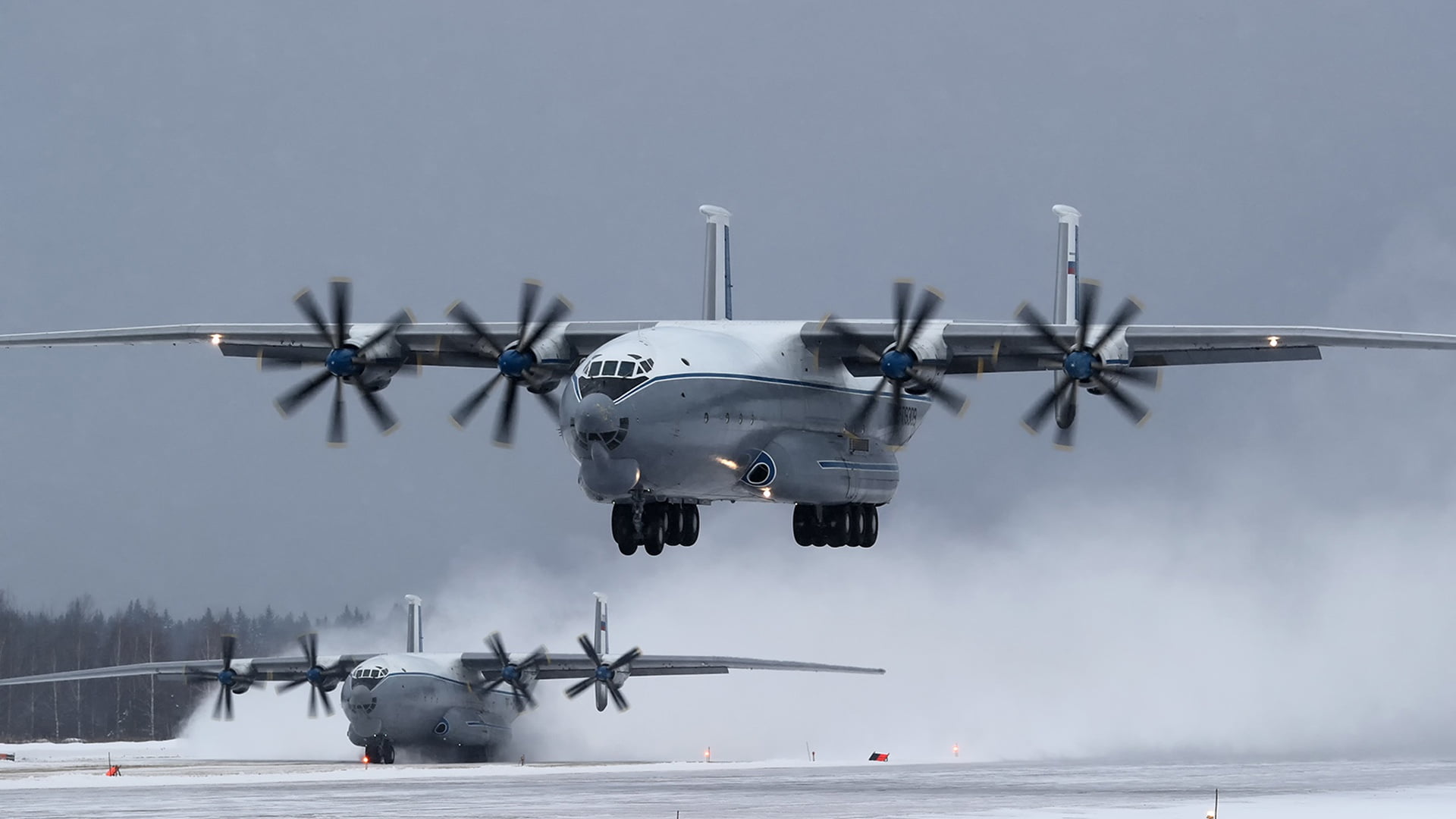 Antey, Soviet heavy turboprop, The Russian air force, 1080P, transport aircraft, Antonov design Bureau, An-22, HD Wallpaper