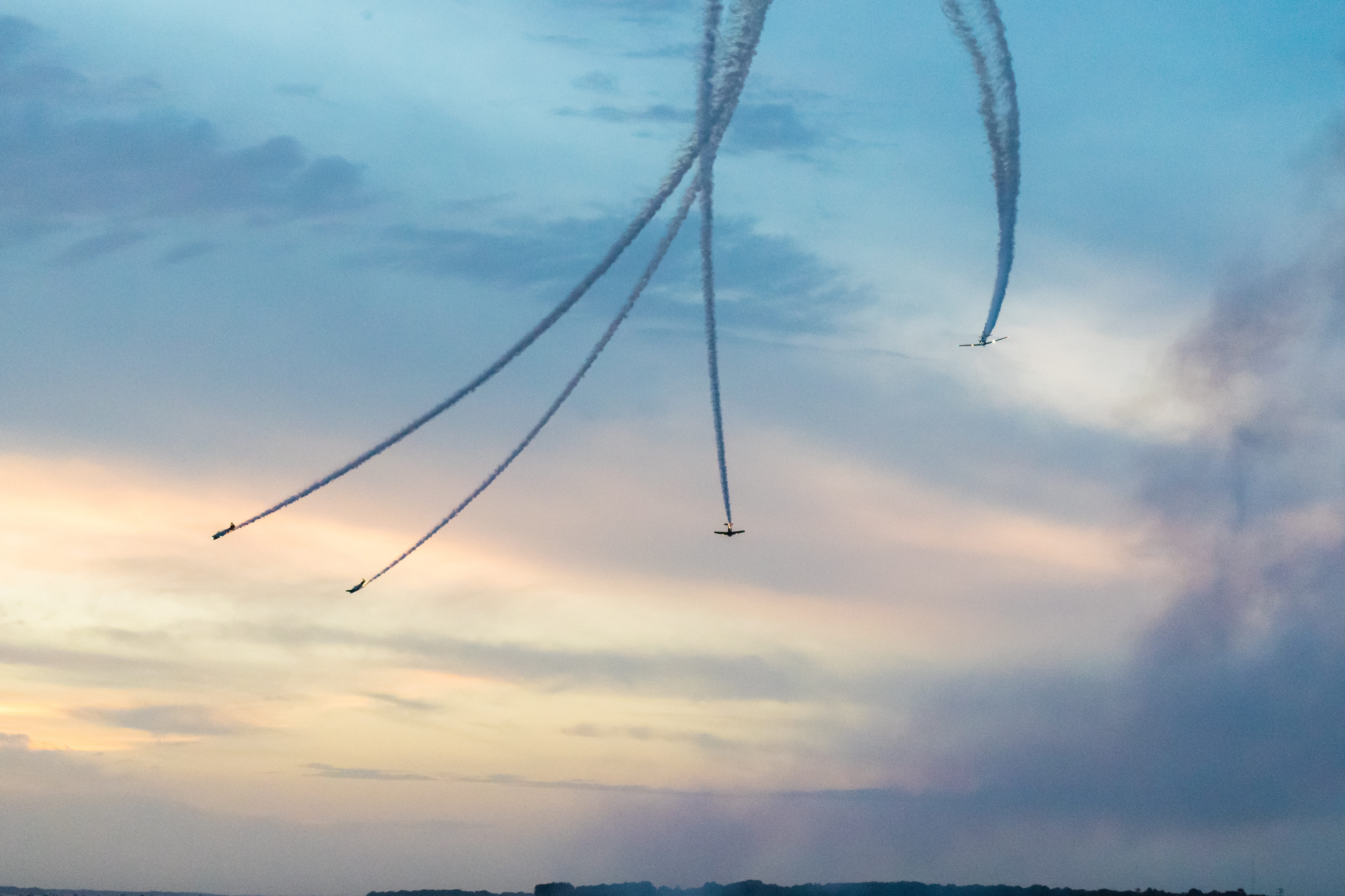 cargo, 5K, tranquility, no people, army, day, movement, blue, high, jet, sky, air, beauty in nature, formation, low angle view, outdoors, trip, mid-air, HD Wallpaper