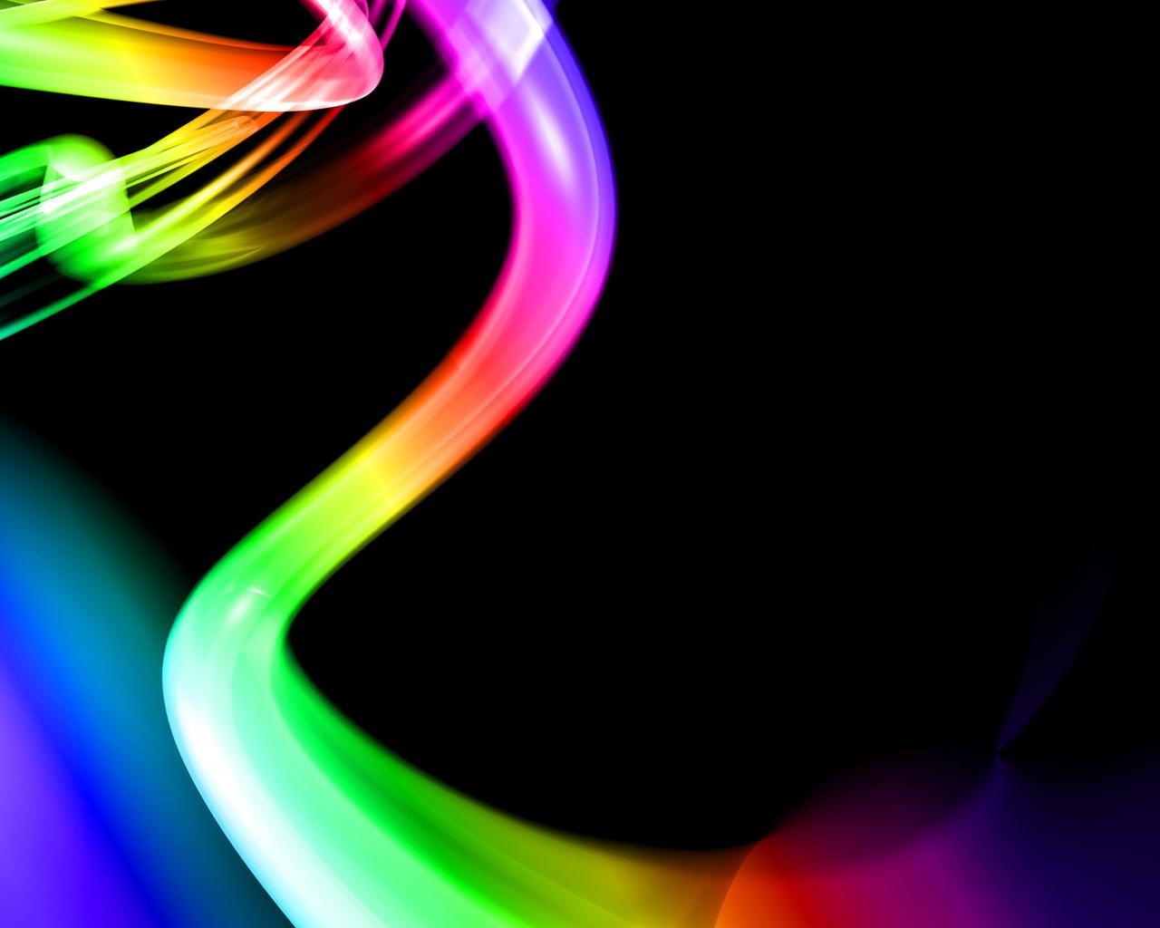 hd, artwork, artistic, light, colors, 720P, purple, red, strip, yellow, HD Wallpaper
