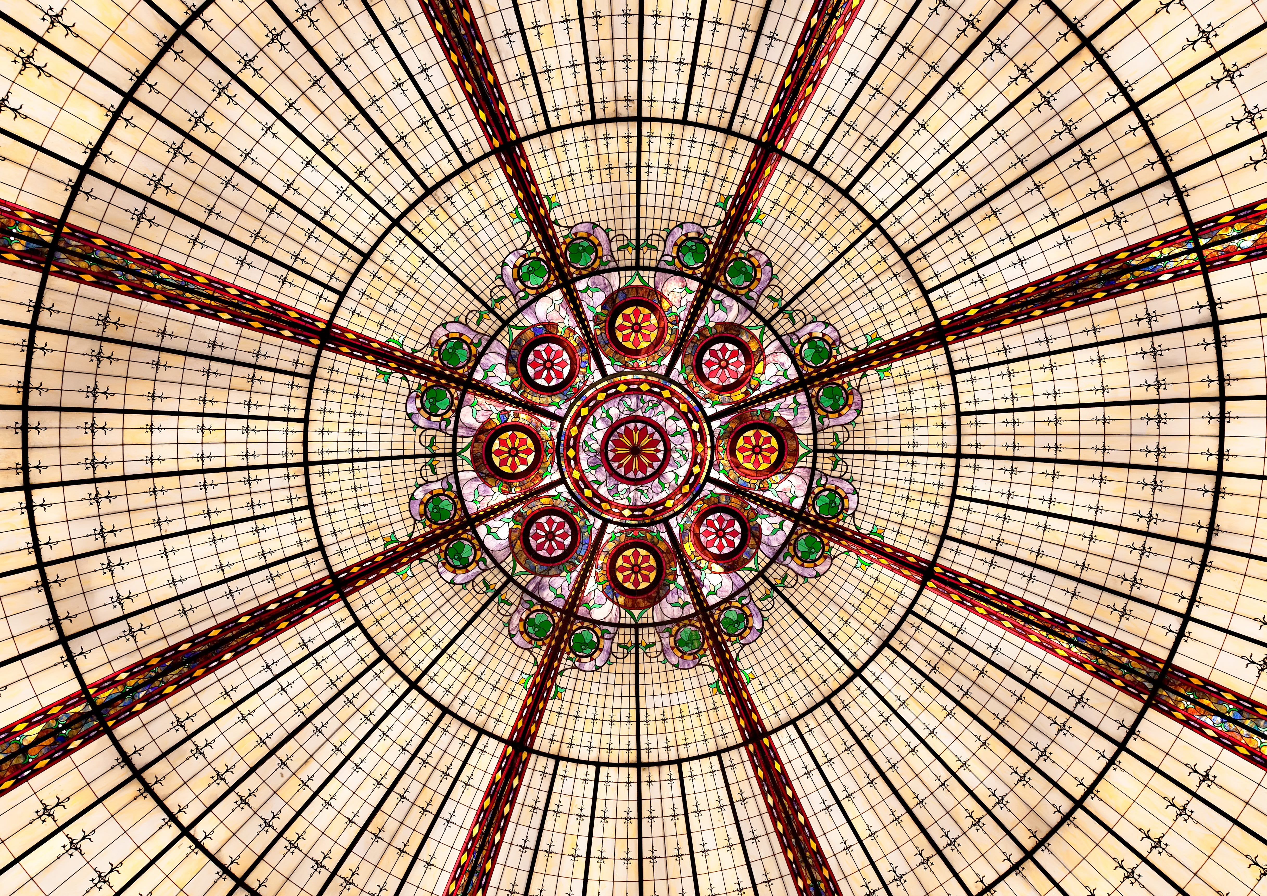 las vegas, ceiling, art and craft, paris, hotel, built structure, background, decoration, green, backgrounds, geometric, cupola, design, glass, stained glass, HD Wallpaper