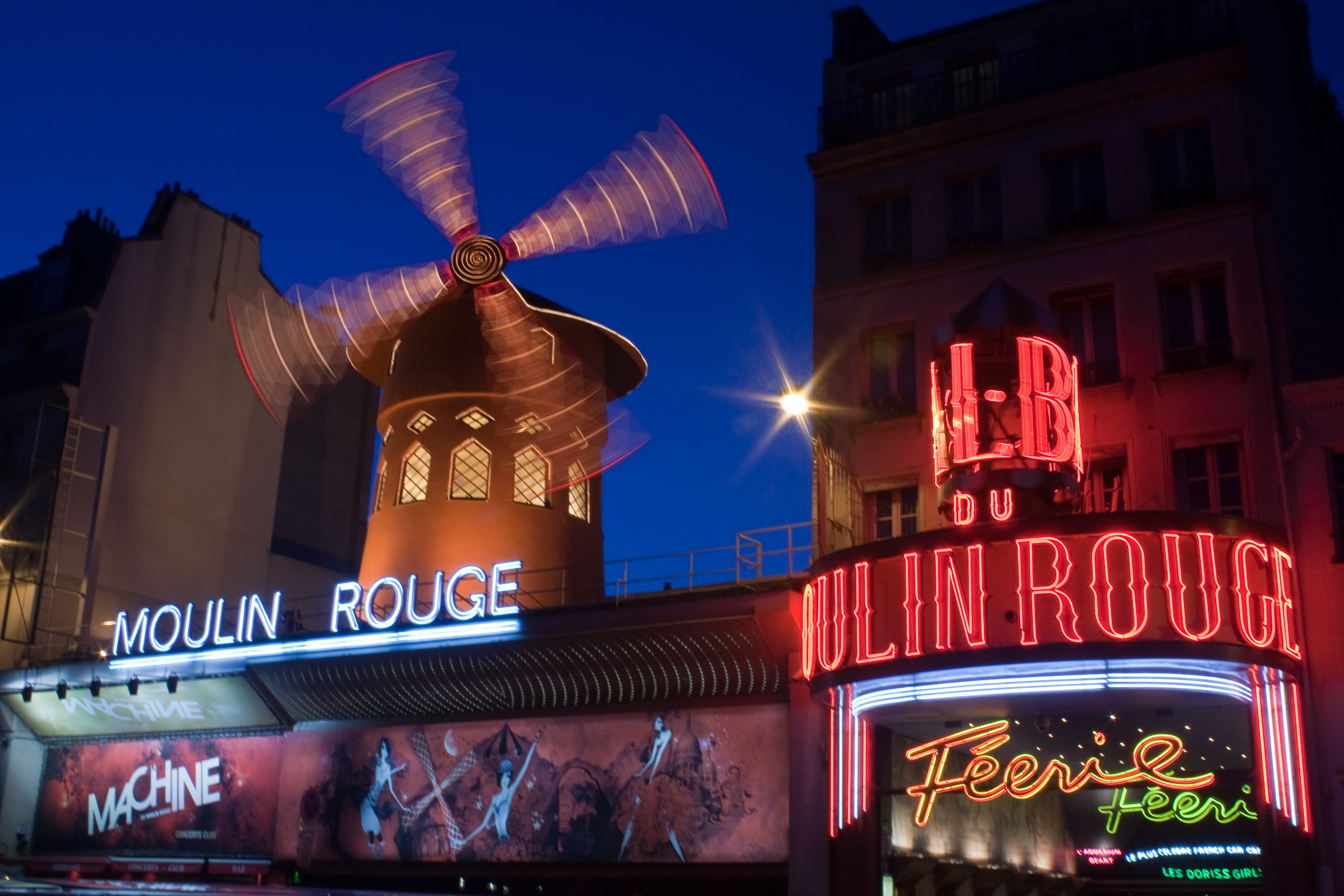 neon, city, Lights, text, Paris, built Structure, night, motion, representation, western script, uSA, famous Place, glowing, architecture, urban Scene, HD Wallpaper