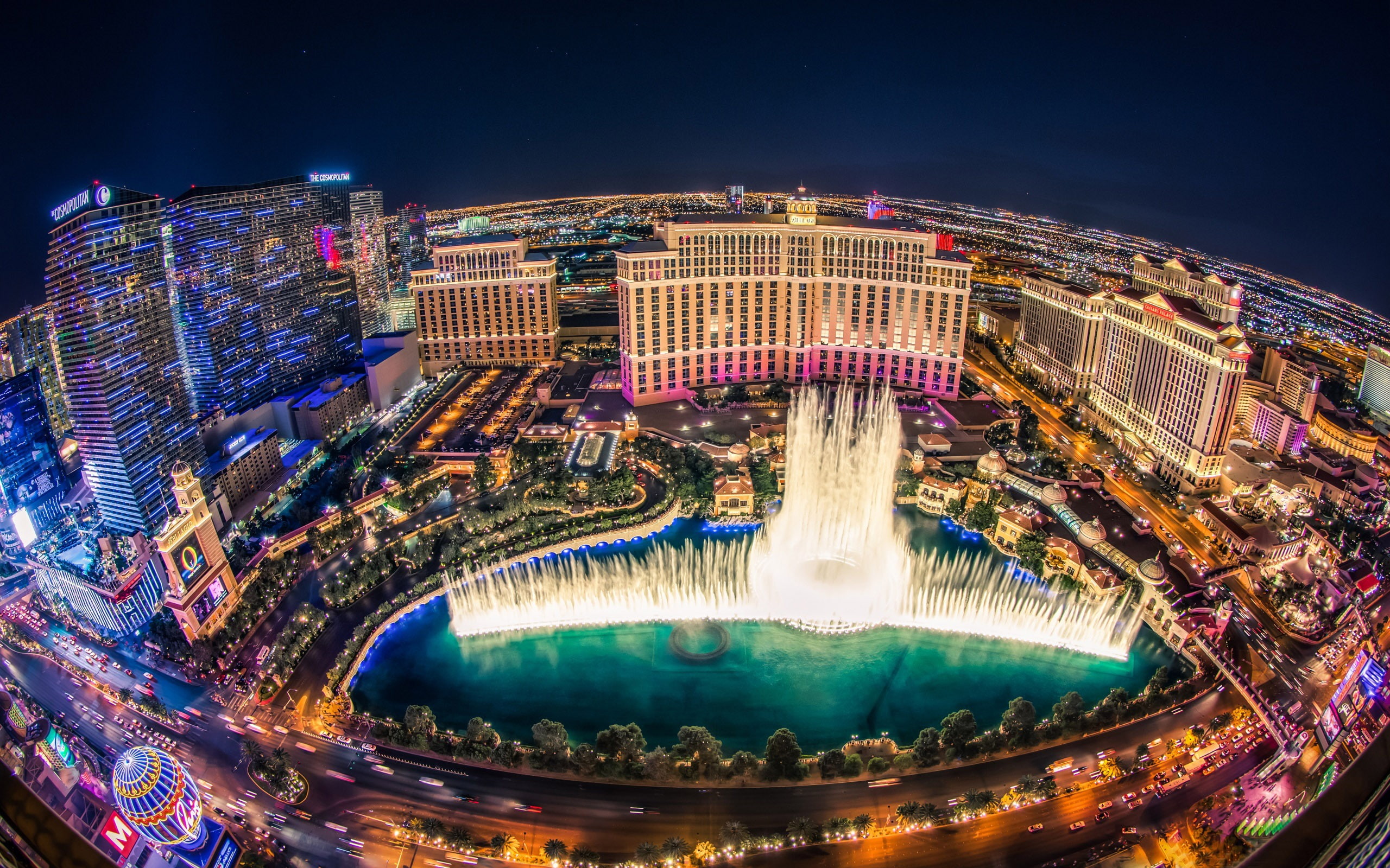 nature, water, arts culture and entertainment, luxury, night, long exposure, sky, illuminated, building exterior, show, skyscraper, hotel, city, HD Wallpaper