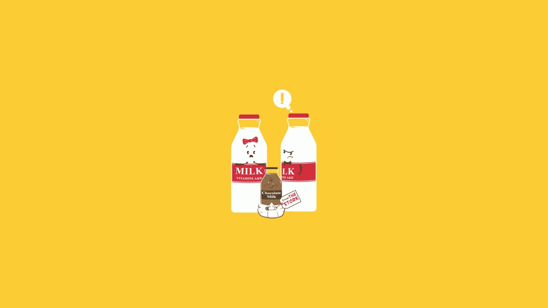 yellow background, milk, bottles, still life, studio shot, drink, colored background, yellow, copy space, no people, food, 1080P, representation, bottle, HD Wallpaper
