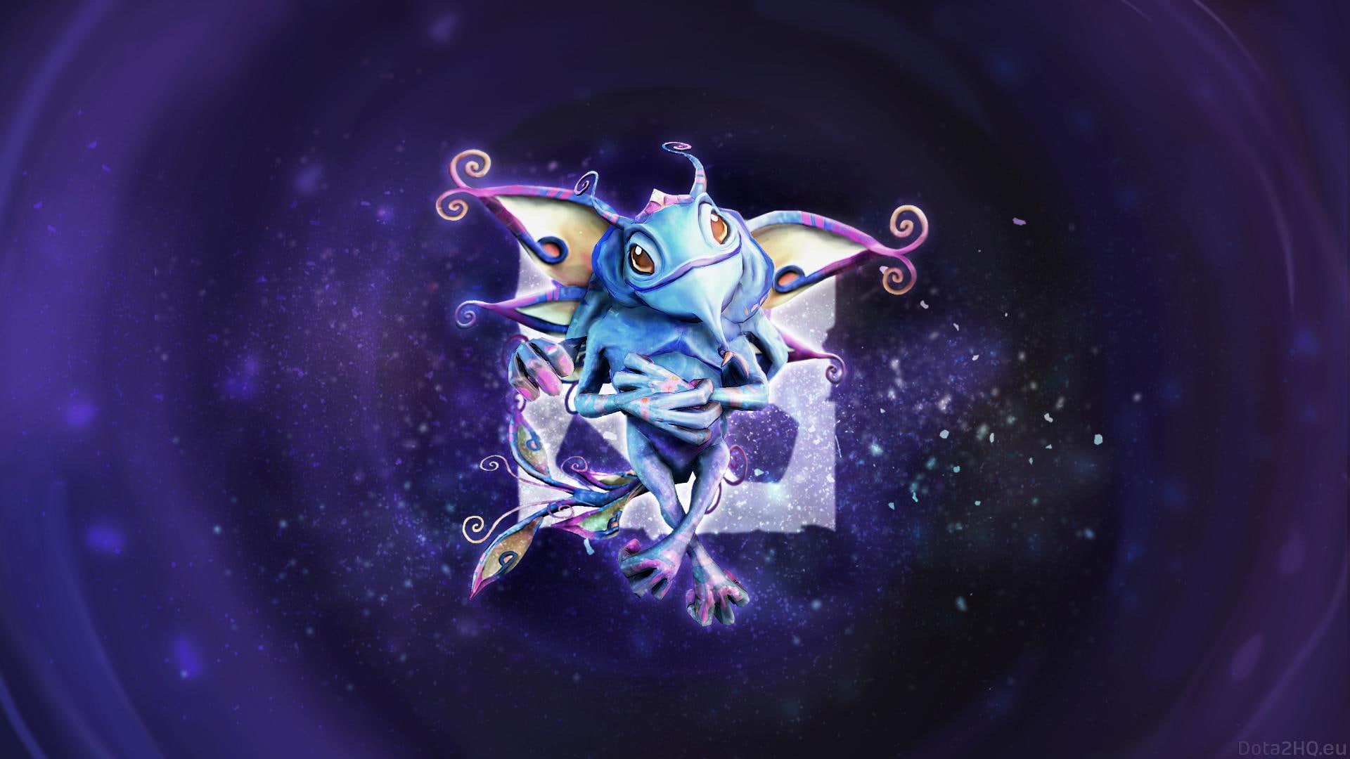 dota, puck, 1080P, art, dota 2, HD Wallpaper