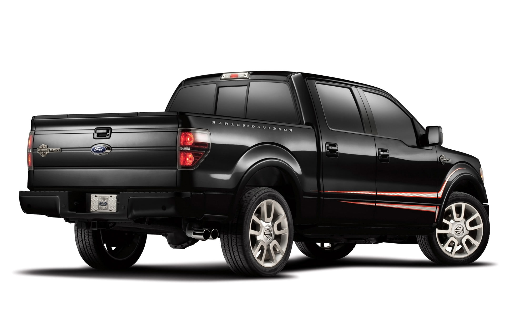 rear, Ford F150, f, davidson, harley, 1080P, angle, ford, HD Wallpaper