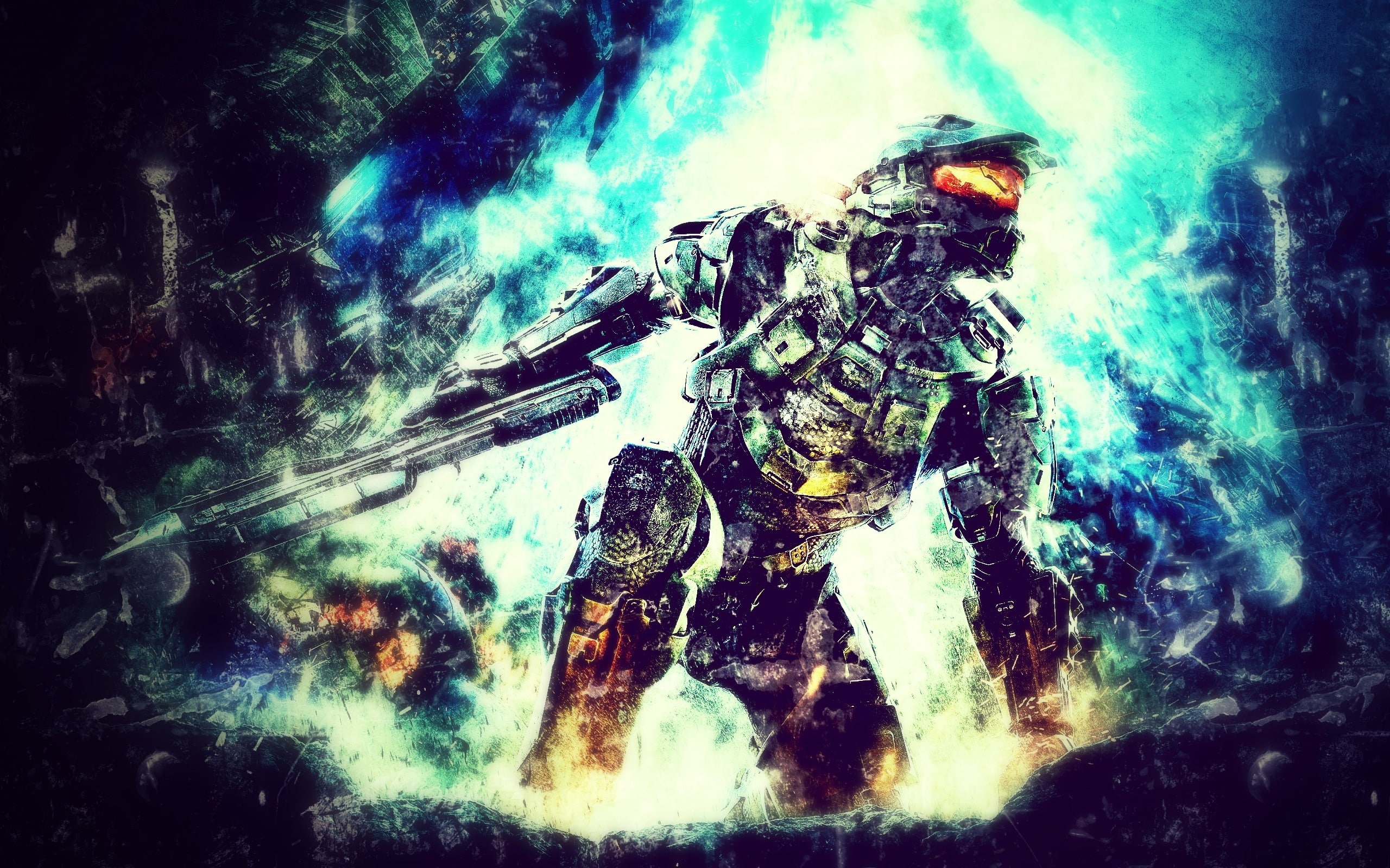 poster, Halo4, Master, Reach, Chief, Halo, 2K, HD Wallpaper