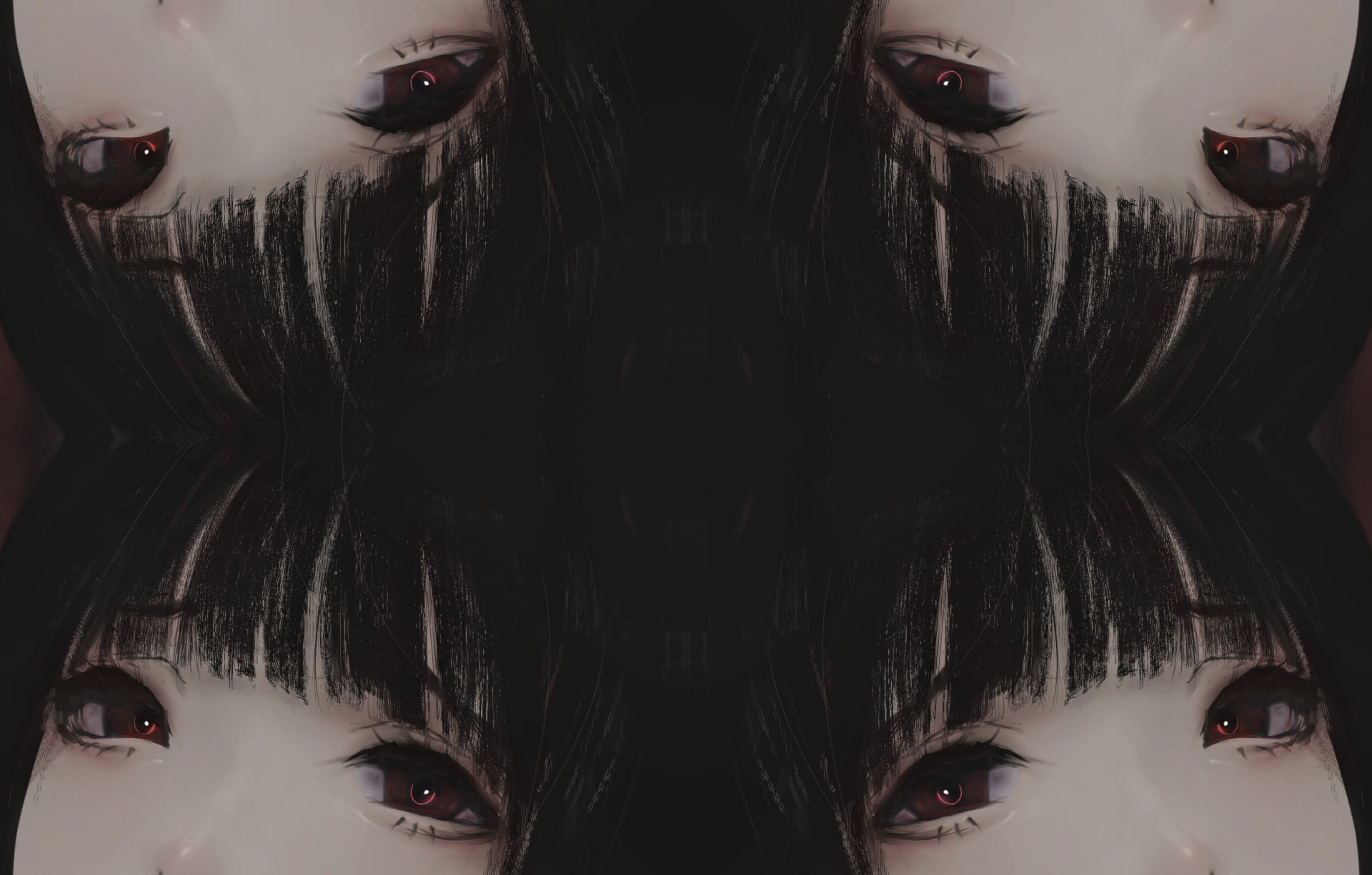 Anime, Kakegurui, Kaleidoscope, Yumeko Jabami, 1080P, HD Wallpaper