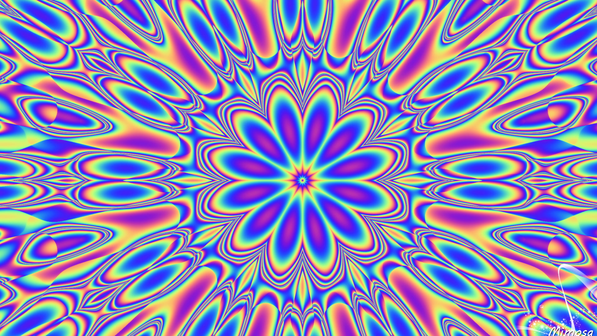 1080P, Colorful, Digital Art, Kaleidoscope, Artistic, Abstract, Colors, HD Wallpaper