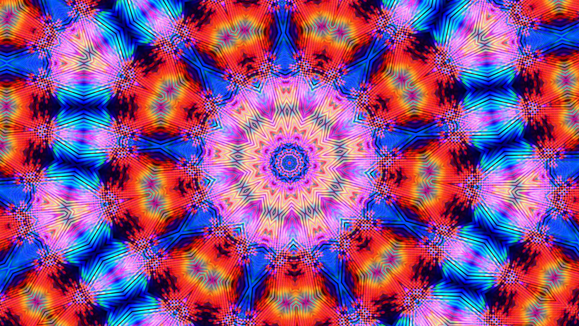 Artistic, Colors, 1080P, Abstract, Pattern, Digital Art, Kaleidoscope, HD Wallpaper