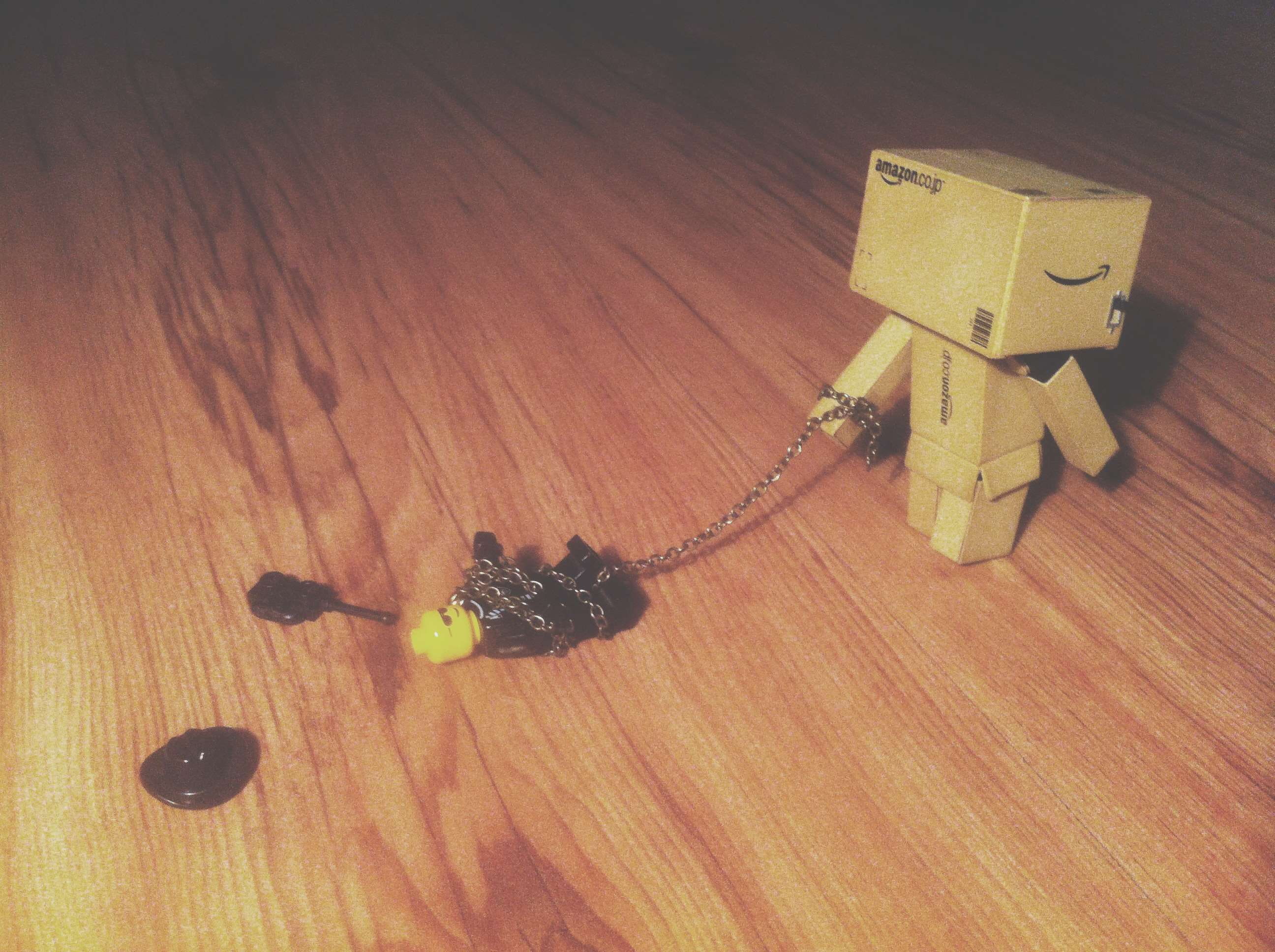 2K, no people, representation, danbo, revoltech, mobilephotography, brown, toy, danboard, close-up, human representation, pattern, wood - material, iphonegraphy, HD Wallpaper