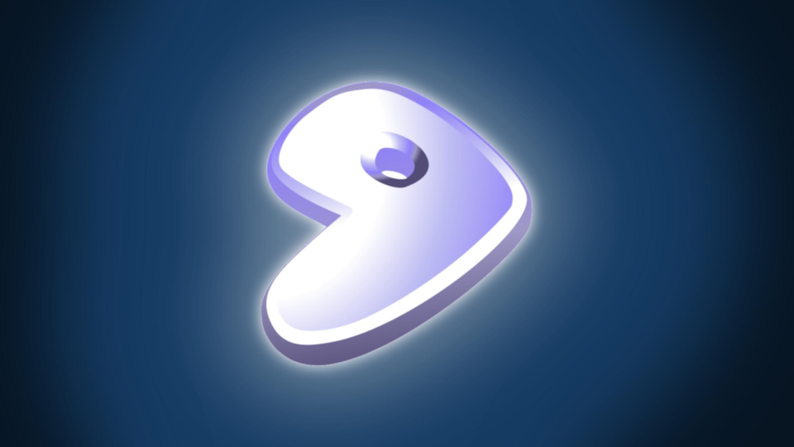 sun, illuminated, GNU, light - natural phenomenon, computer icon, neon, blue background, colored background, Gentoo, glowing, Linux, lens flare, symbol, HD Wallpaper