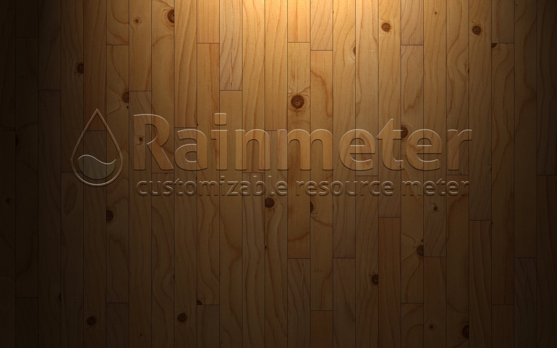 Rainmeter, White, Wood, Technology, Customization, 1080P, Colors, HD Wallpaper