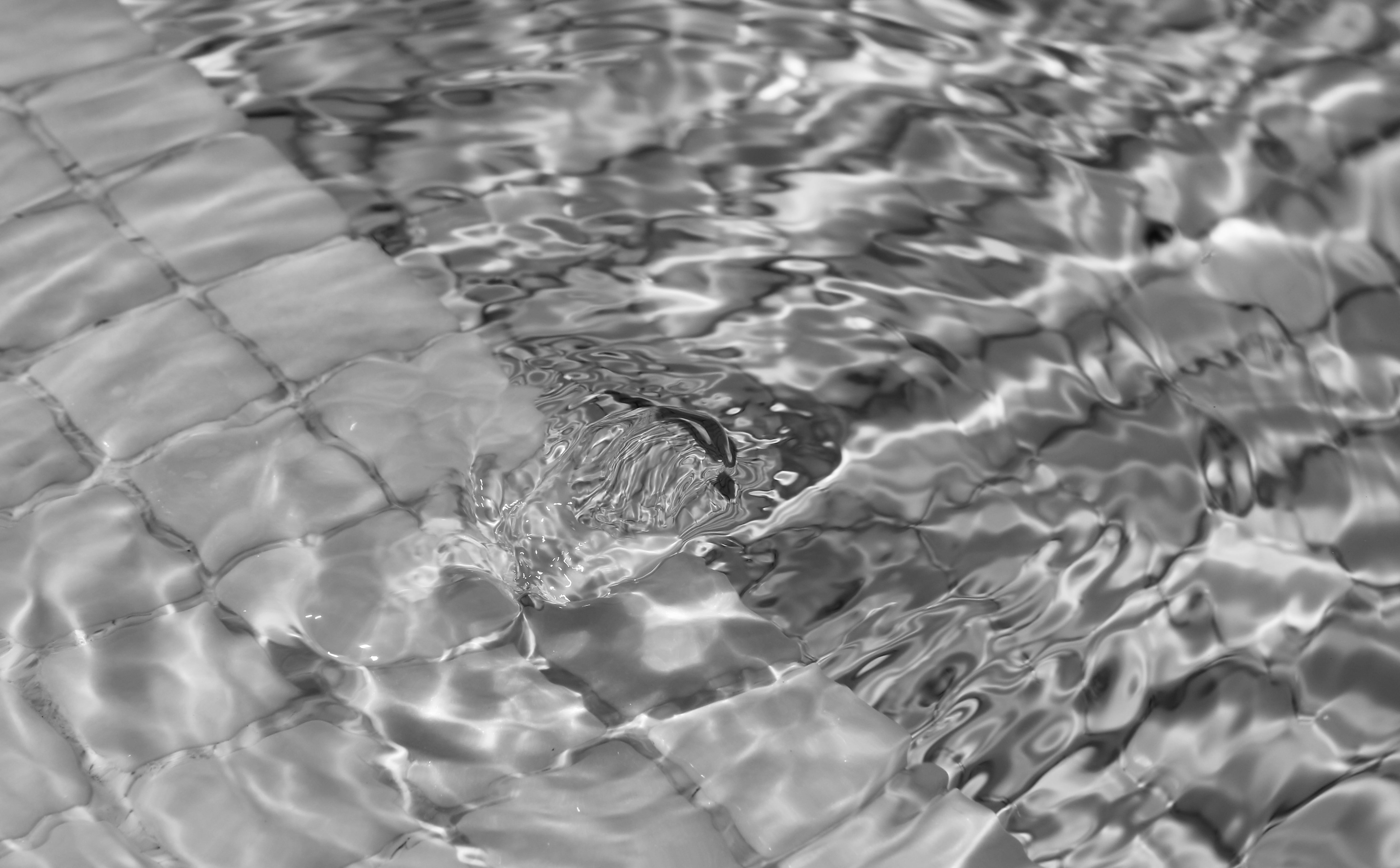 pattern, purity, shock, 5K, eau, water, shockwave, floating on water, high angle view, waterfront, beauty in nature, nature, rippled, freshness, reflection, HD Wallpaper
