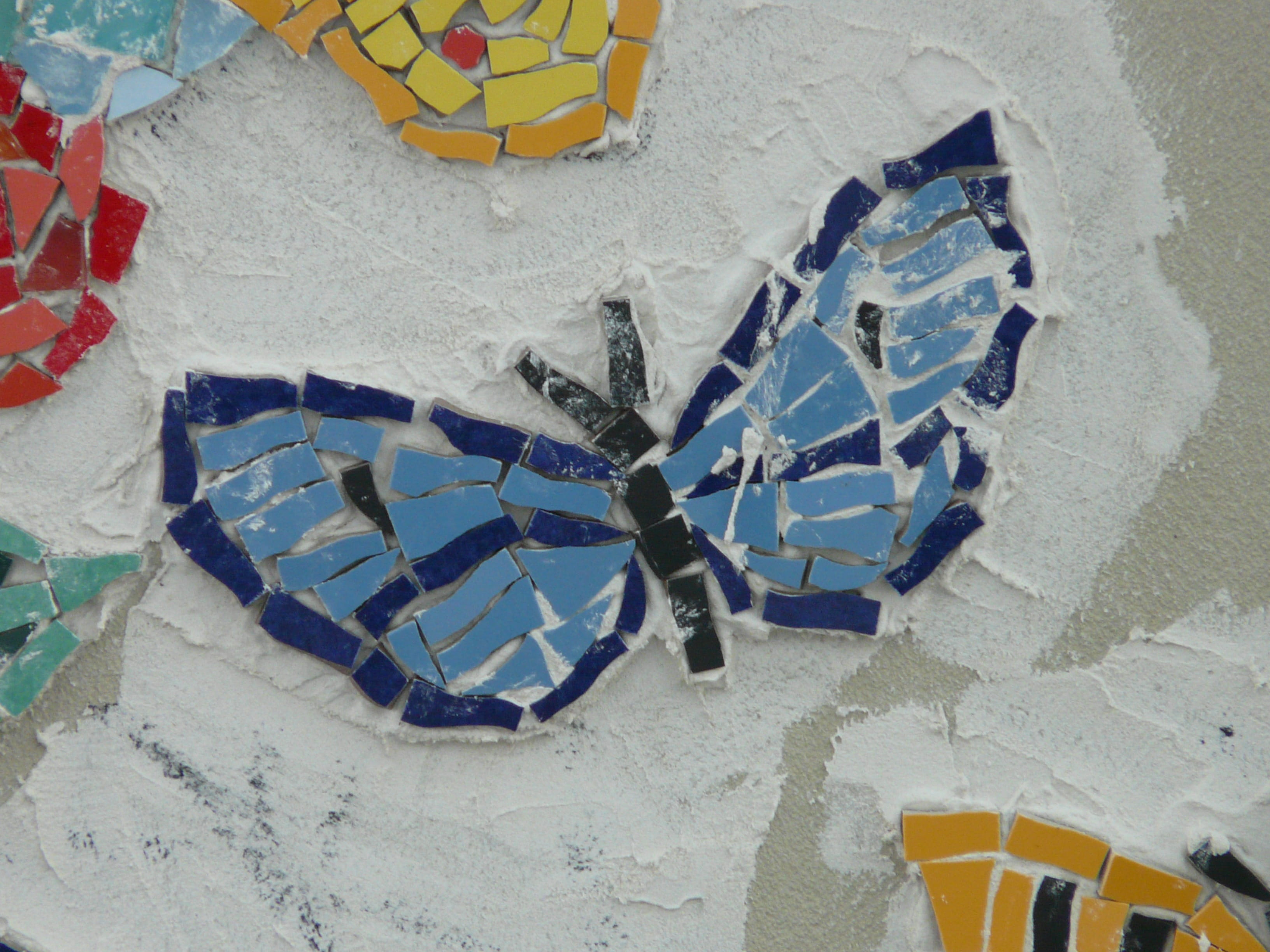 art, scrap, swimming pool, piecing together, full frame, tile, 2K, pattern, creativity, architecture, nature, blue, no people, decorative, flooring, graffiti, HD Wallpaper