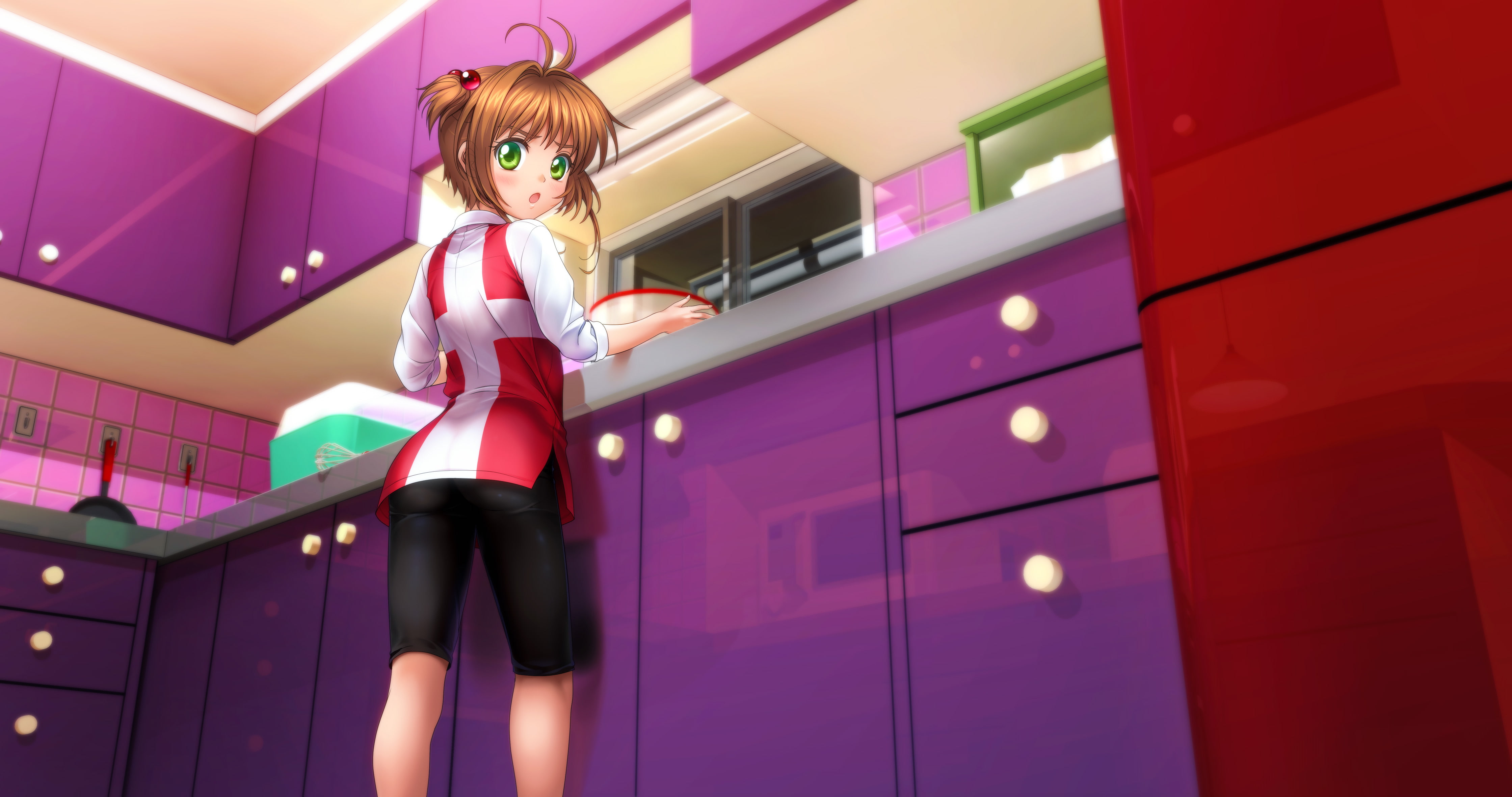 captor, kinomoto, artifacts, bike, sakura, 4K, jpeg, moonknives, shorts, card, HD Wallpaper