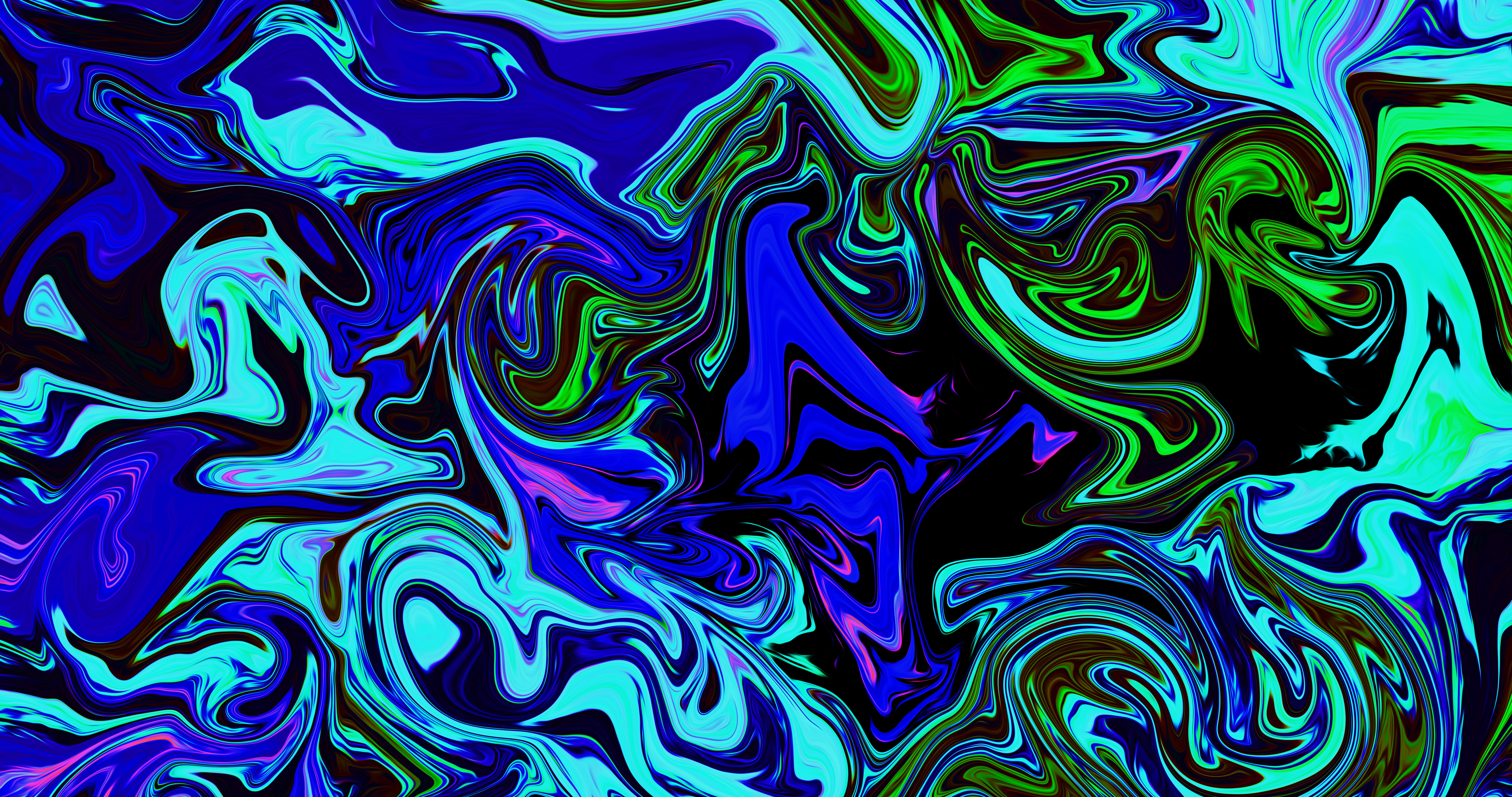 artwork, interference, abstract, paint brushes, 8K, fluid, oil painting, shapes, 8k resolution, colorful, gradient, digital art, liquid, HD Wallpaper