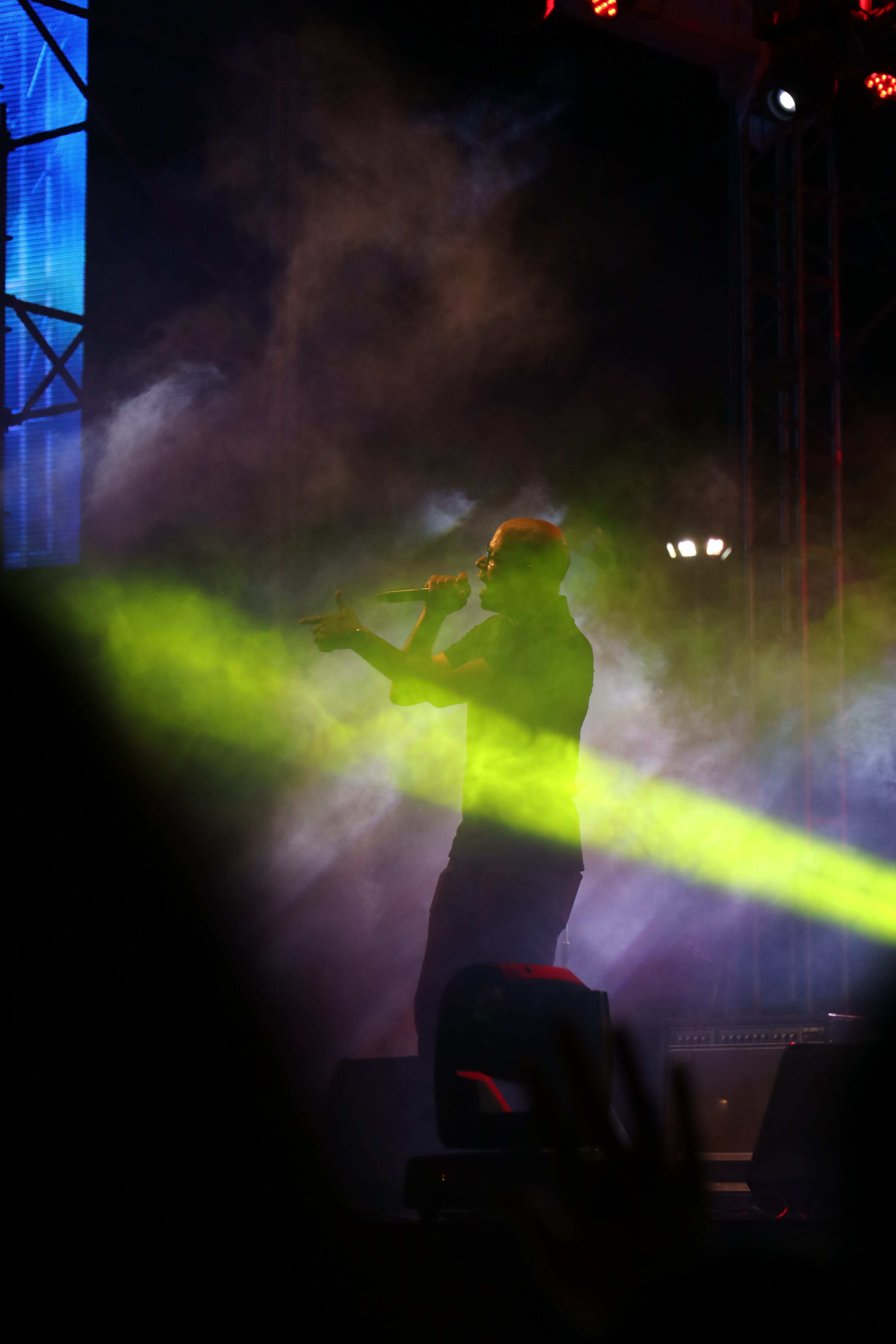 enjoyment, nightlife, event, spotlight, performing Arts Event, fan - Enthusiast, concert, rock Music, green color, stage - Performance Space, Photography, Phone HD Wallpaper