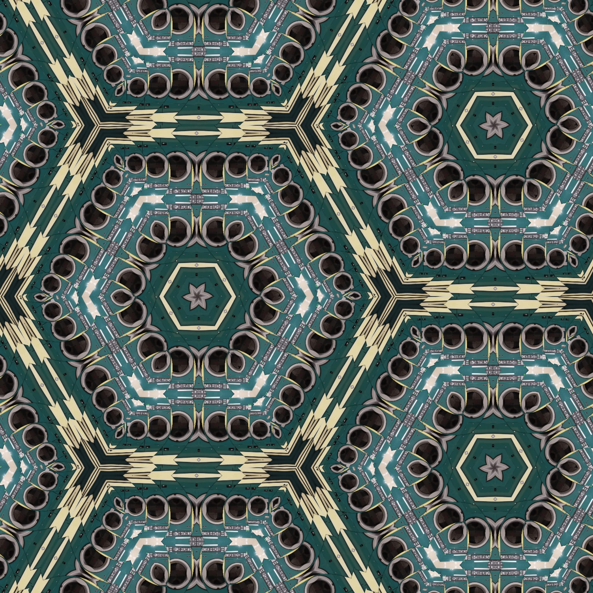 architecture and art, abstract, built structure, hexagon, creative, kaleidoscope, color, cupola, building, shapes, geometric shape, lines, repetition, picturesque, Phone HD Wallpaper