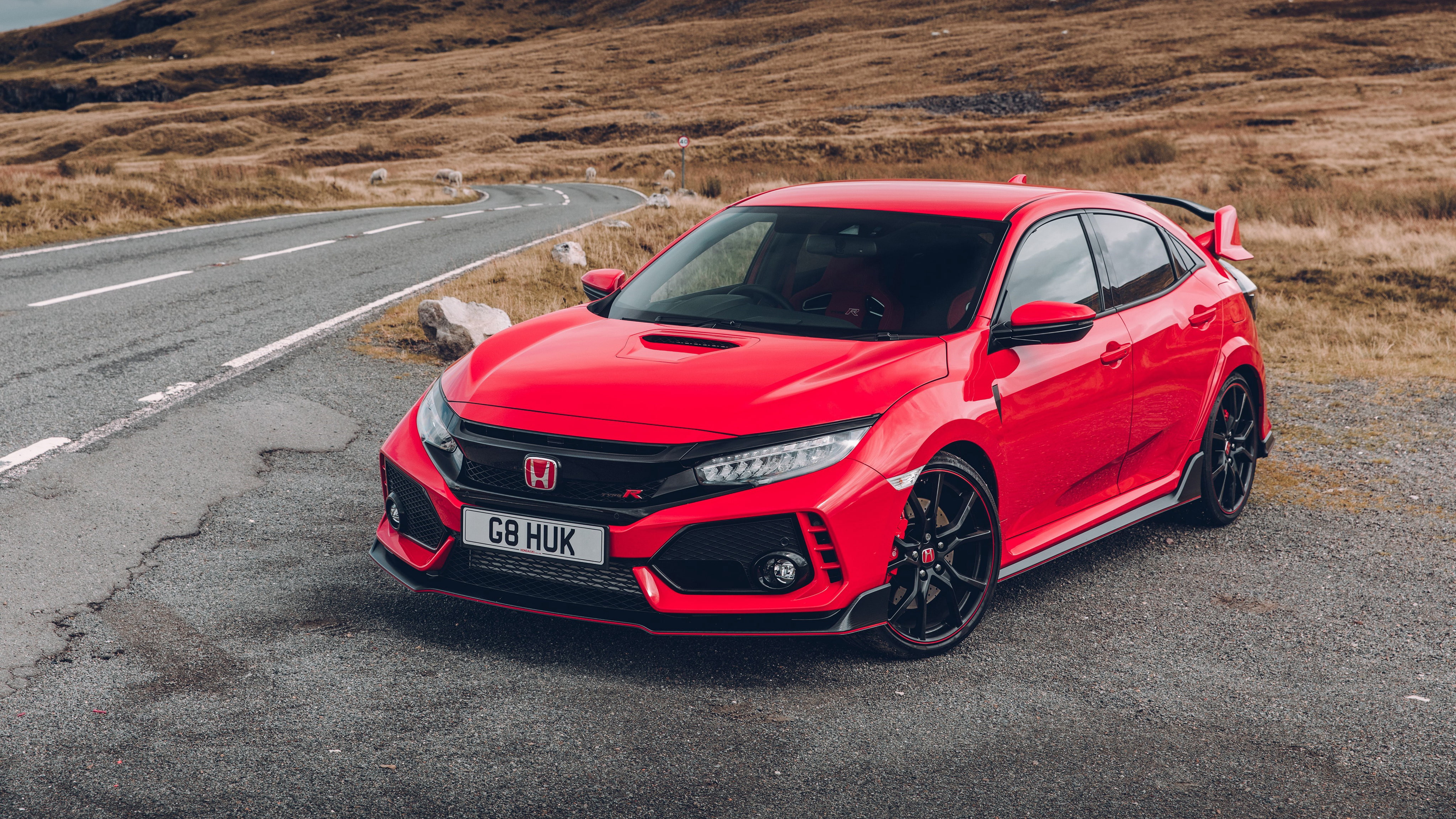 2017, 4K, Civic, Honda, Type, HD Wallpaper