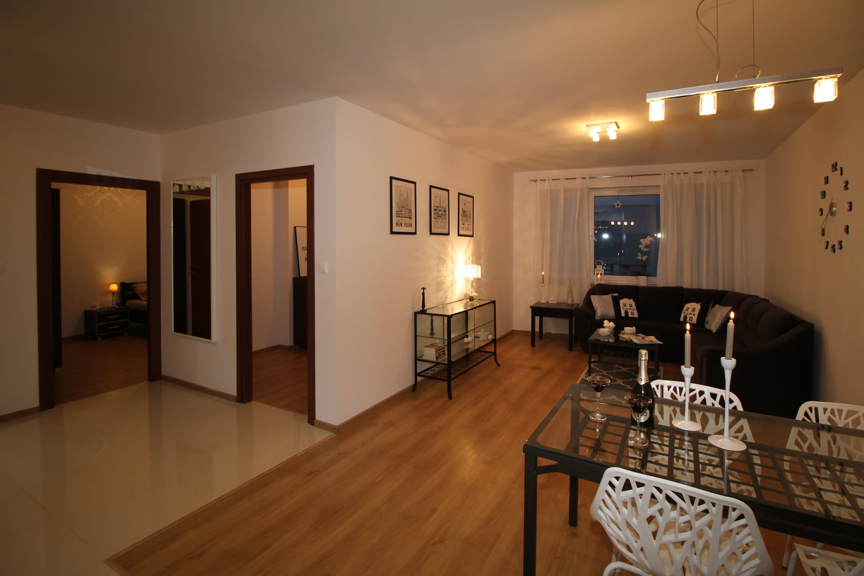architecture, home interior, ceiling, apartment, the scenery, near, wall, residential interior, wood - material, no people, light, decoration, modern, table, HD Wallpaper