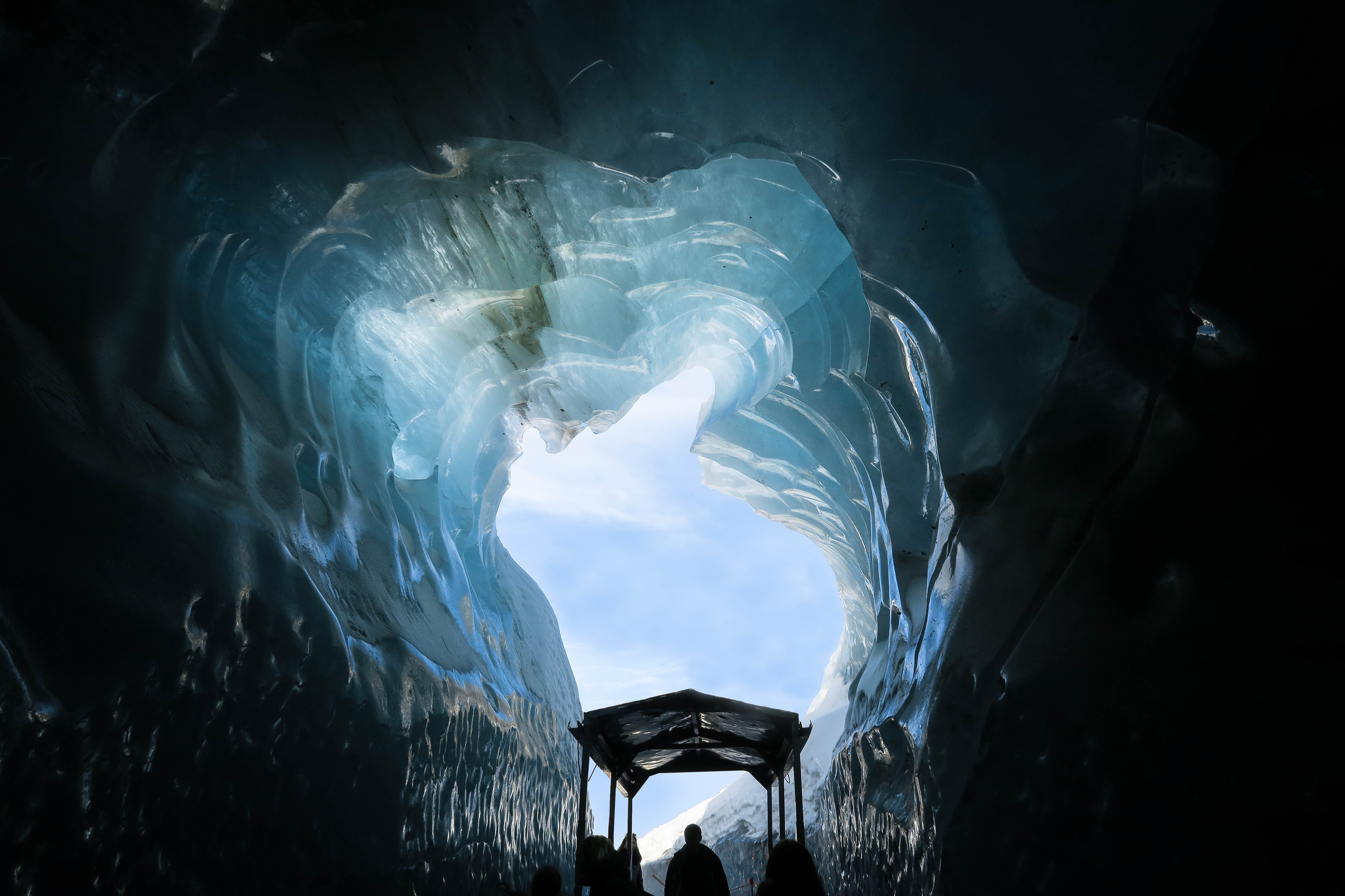 indoors, winter, mountain, white, no people, cold temperature, water, cave, 5K, cake, rock, motion, snow, travel destinations, sunlight, travel, HD Wallpaper
