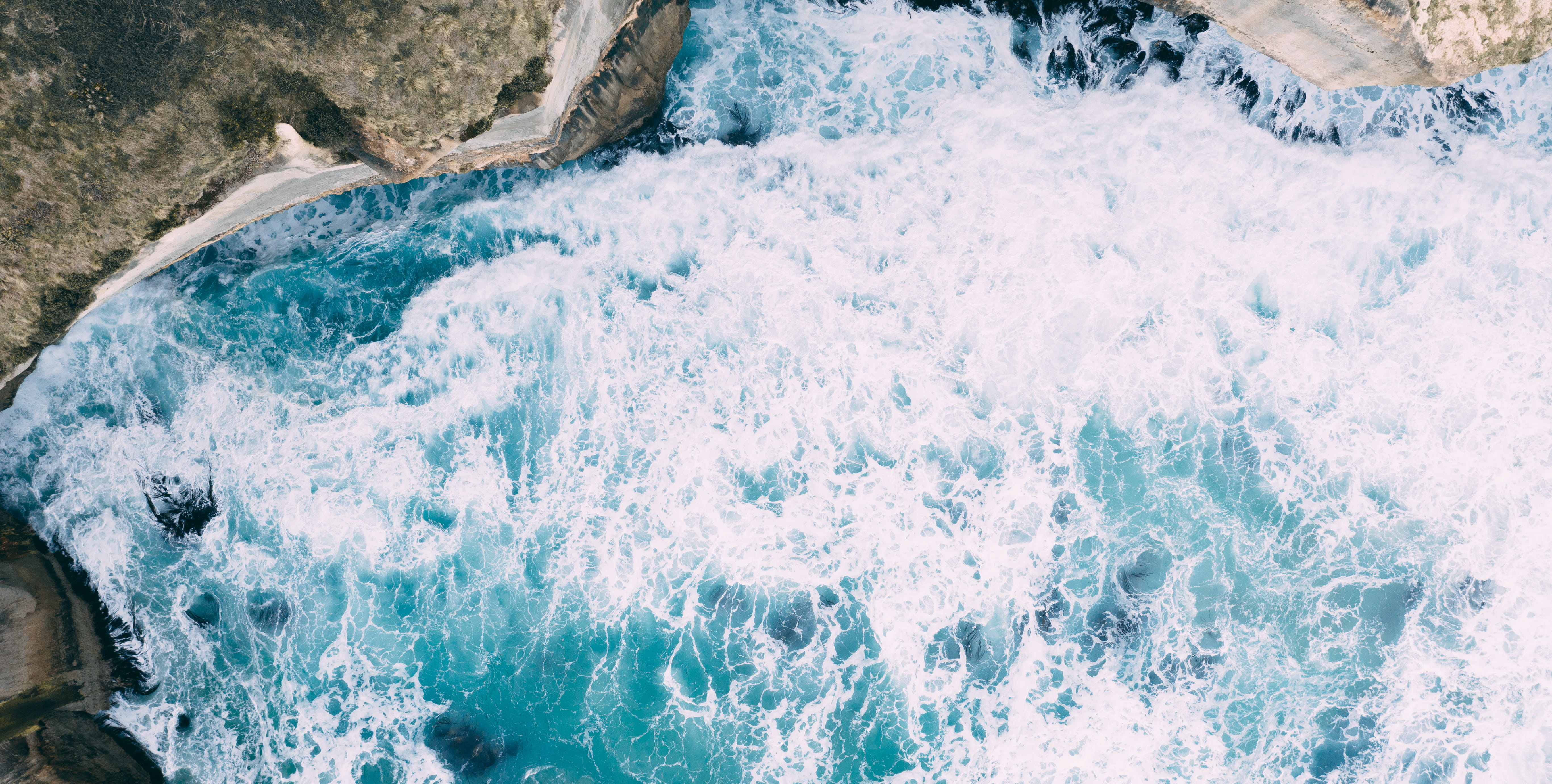 day, adventure, waterfall, long exposure, new zealand, cold temperature, leisure activities, snow, falling water, tunnel beach track, splashing, flowing, HD Wallpaper