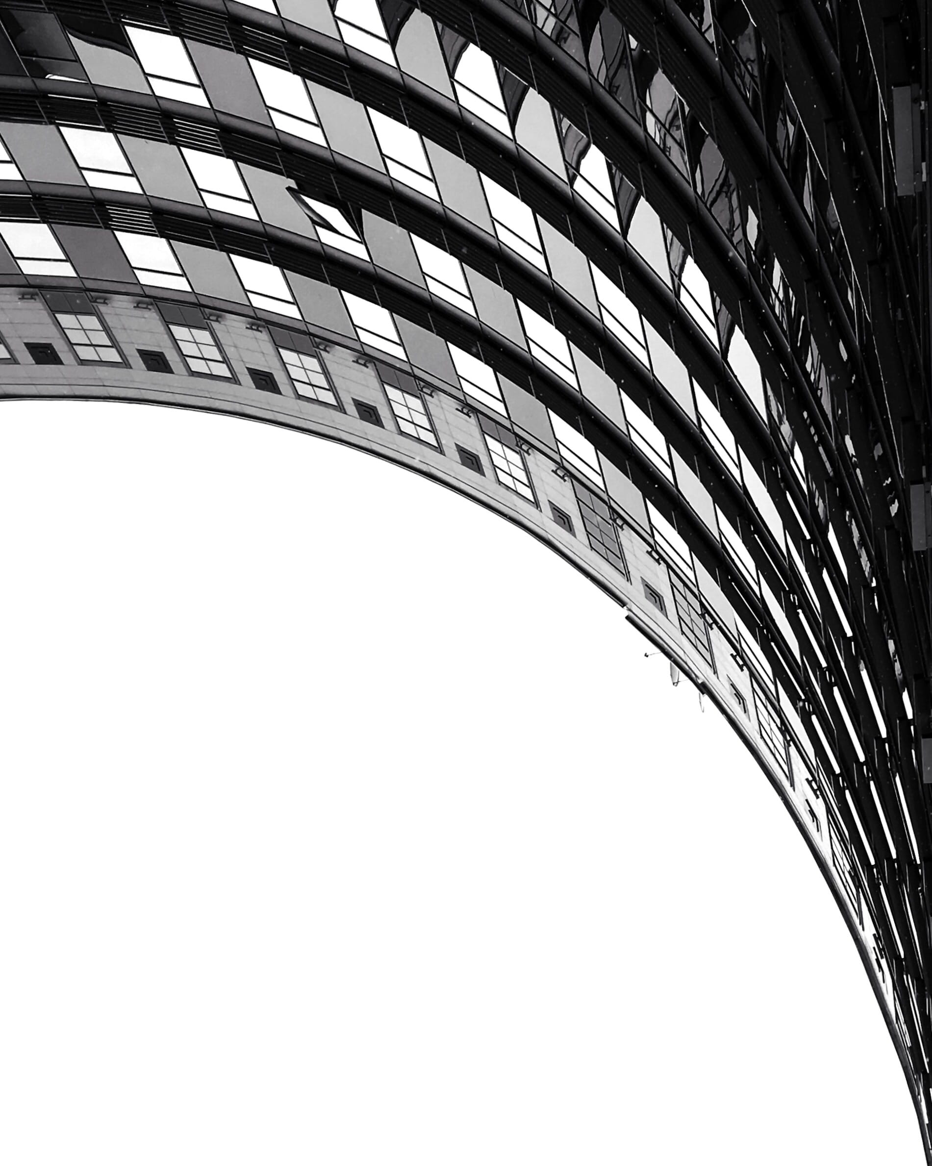 design, no people, black and white, malyavko, metal, built structure, architecture, office, shotoniphone, instagram, copy space, building exterior, arch, Phone HD Wallpaper