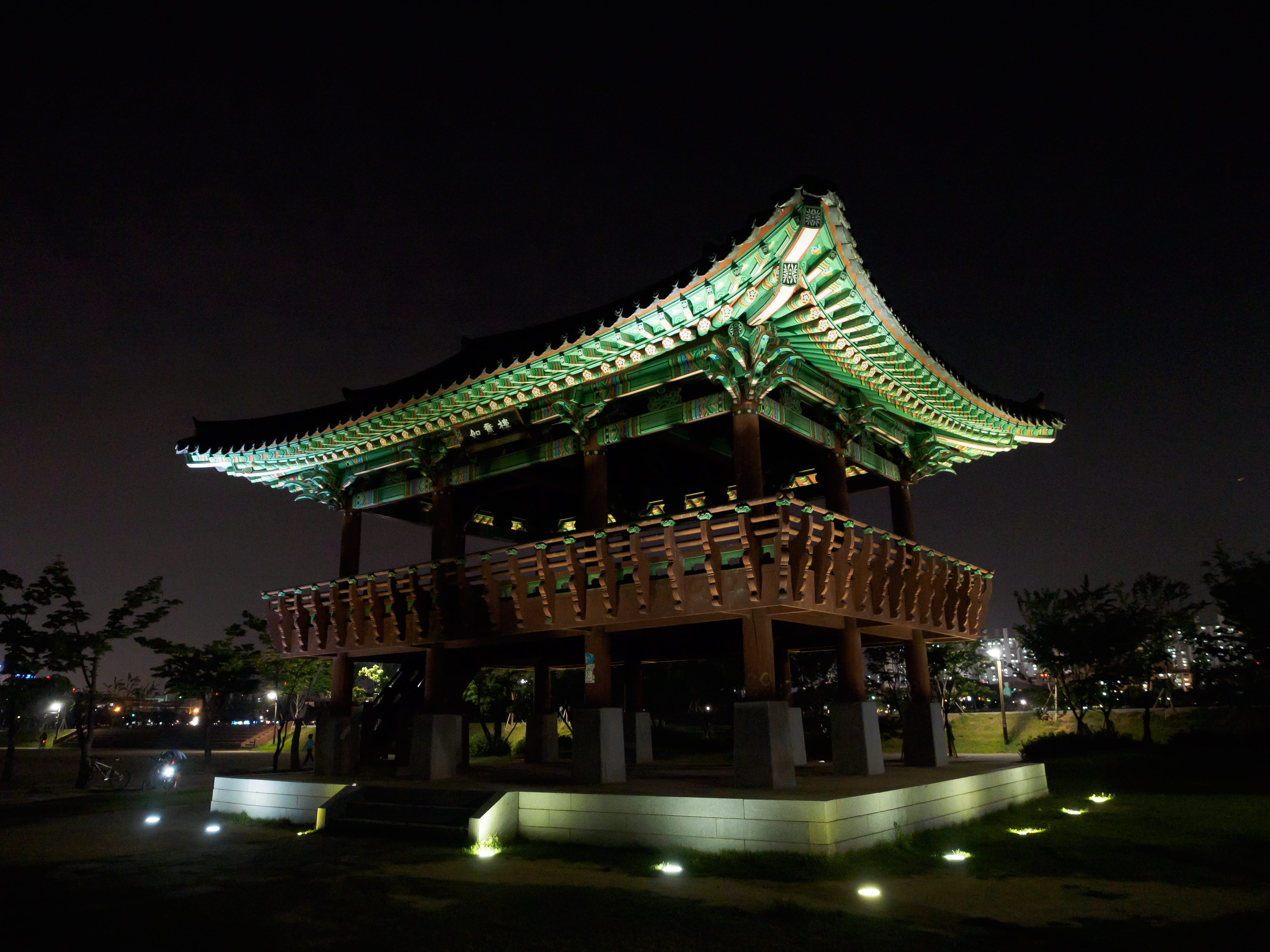 temple - Building, travel Locations, asian, 4K, landmarks, travel Destinations, place of worship, architecture, east Asian Culture, illuminated, cultures, HD Wallpaper