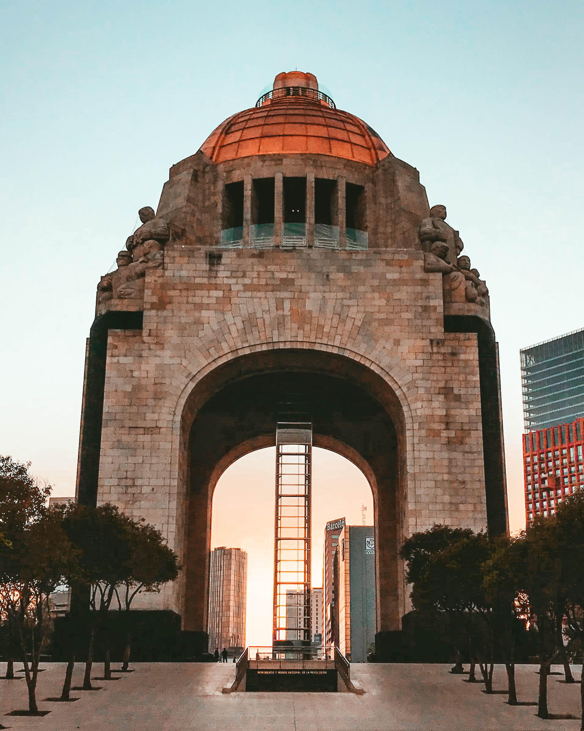 building, historic, no people, plant, architecture, history, dome, concrete, the past, famous, arch, brown, trees, sky, travel, building exterior, tourist attraction, Phone HD Wallpaper