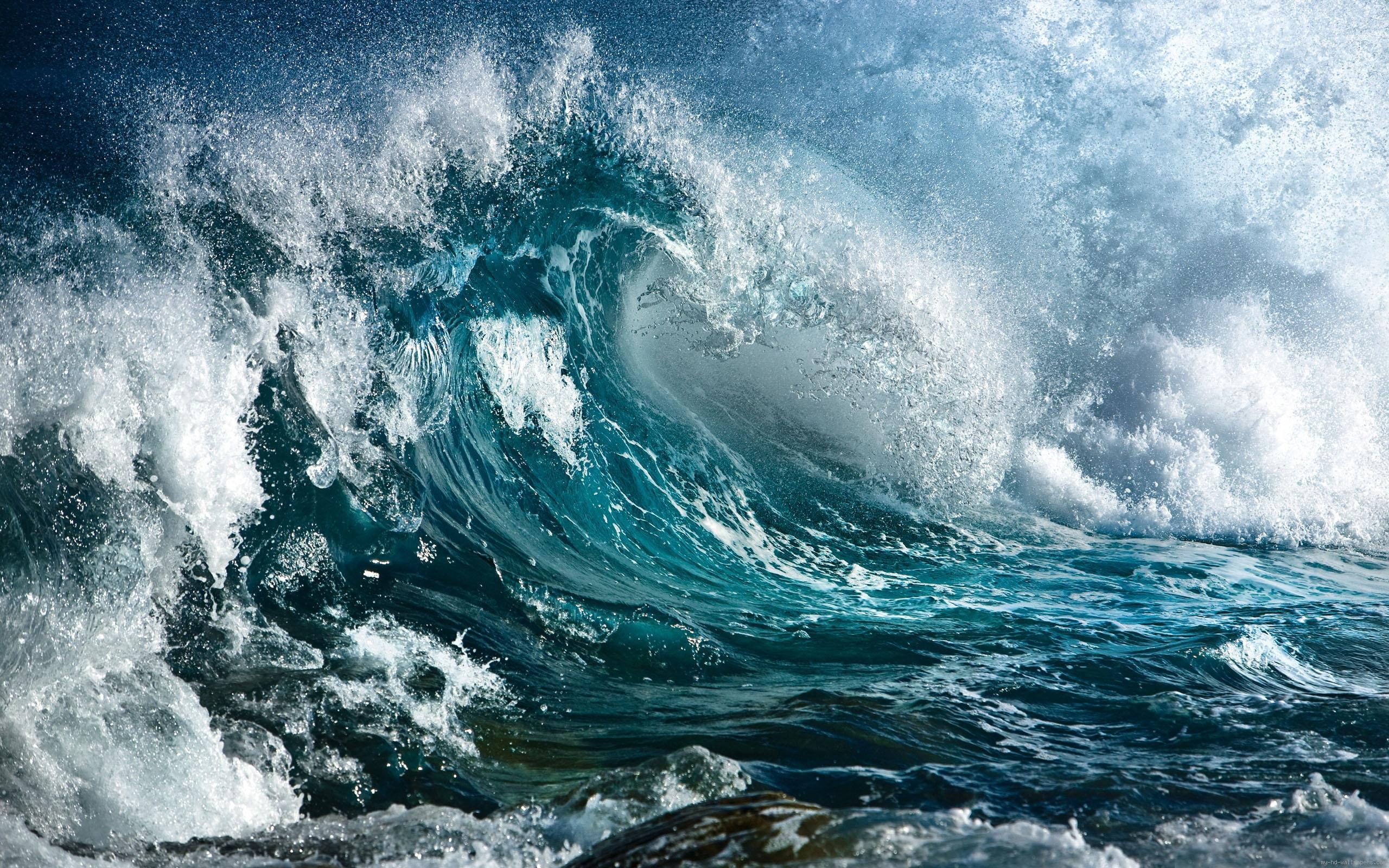 sea, diverse, ocean, big, wave, waves, water, 2K, nature, heart, HD Wallpaper