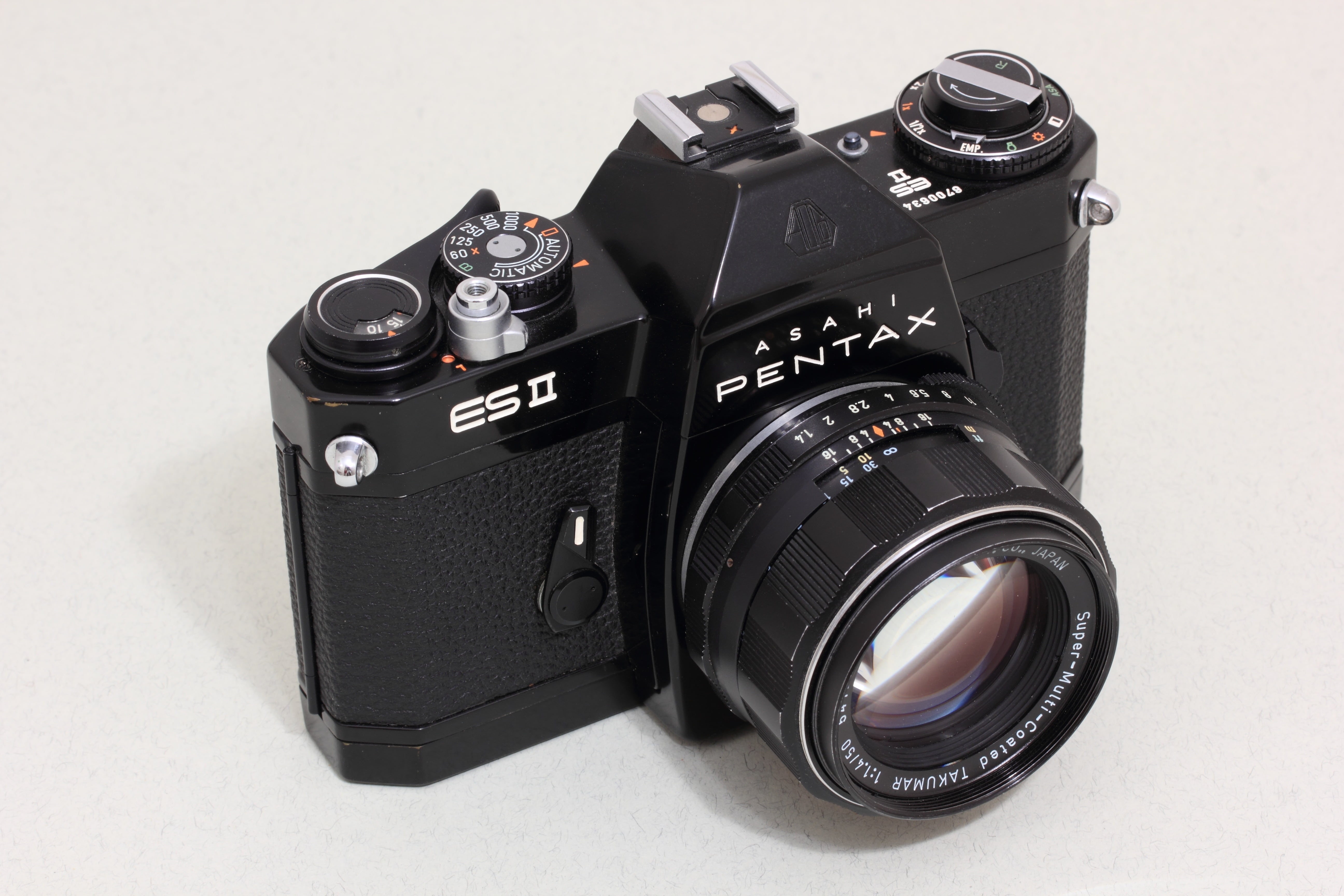 single Object, home video camera, asahi, slr camera, es, camera - Photographic Equipment, lens - eye, spotmatic, retro styled, black color, old-fashioned, HD Wallpaper