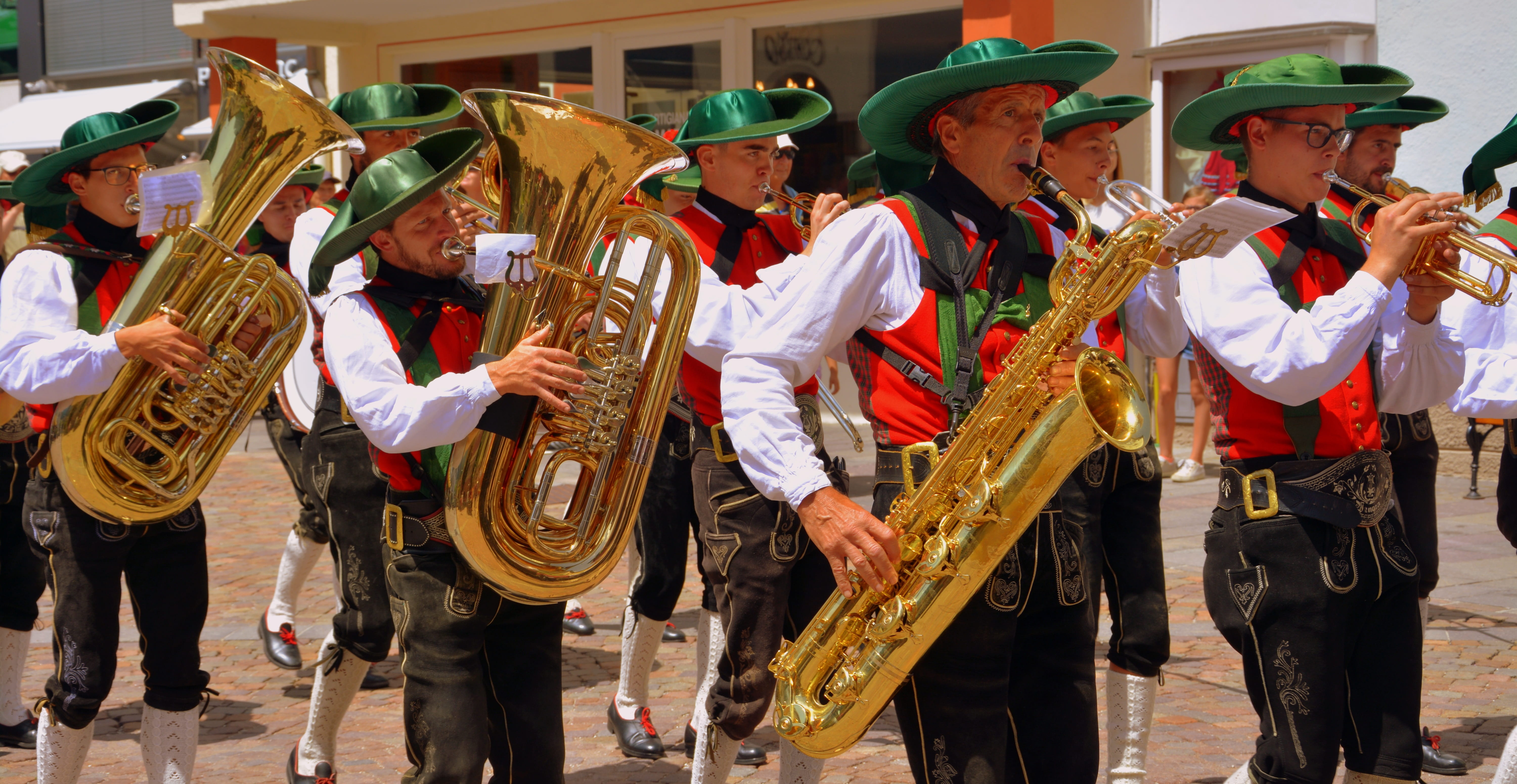 day, celebration, arts culture and entertainment, performance, trumpet, band, musical instrument, music, music band, group of people, musical equipment, HD Wallpaper