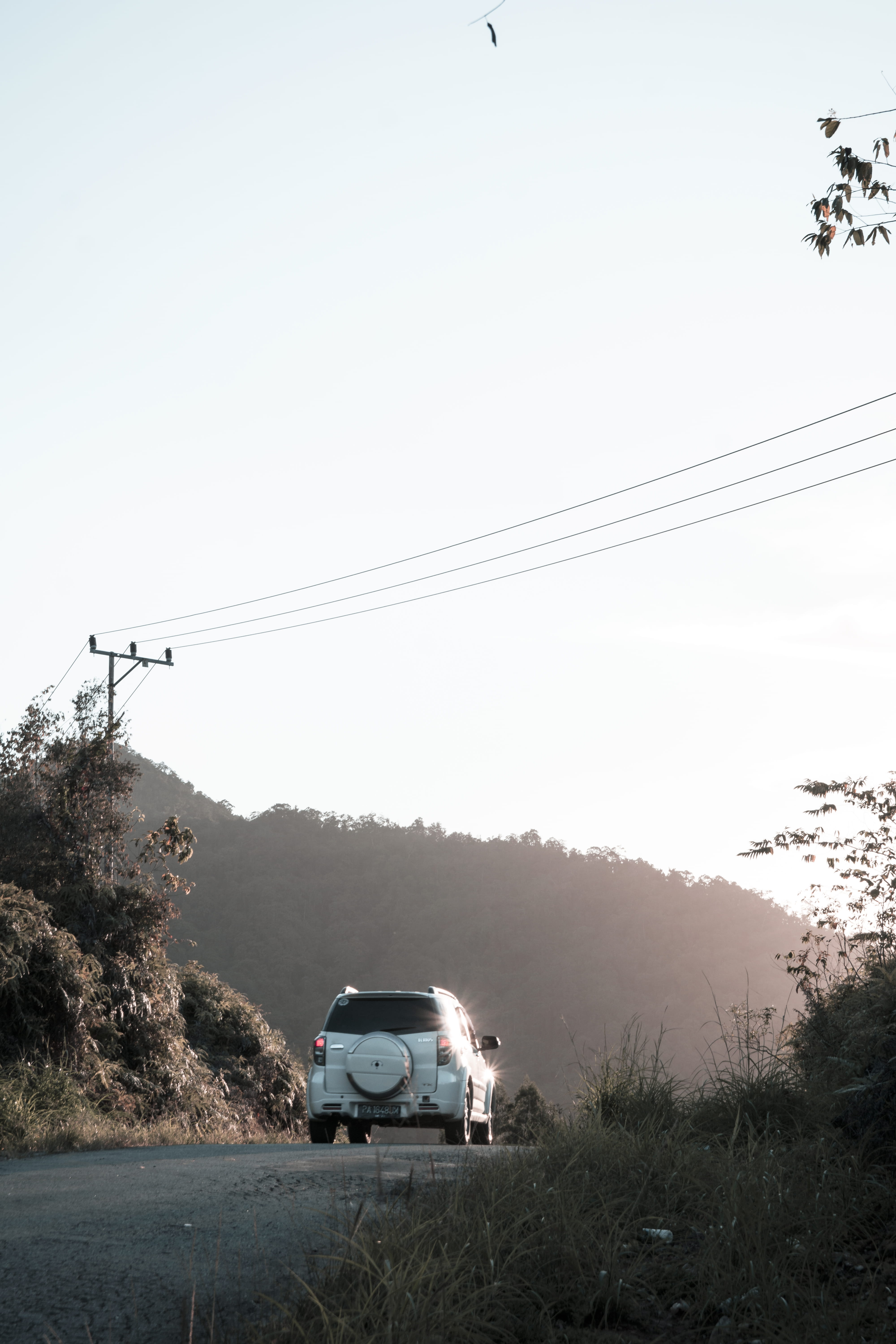 no people, papua, automobile, electric transmission tower, moody, indonesia, jayapura, day, cable, transportation, land vehicle, connection, vehicle, mood, Phone HD Wallpaper