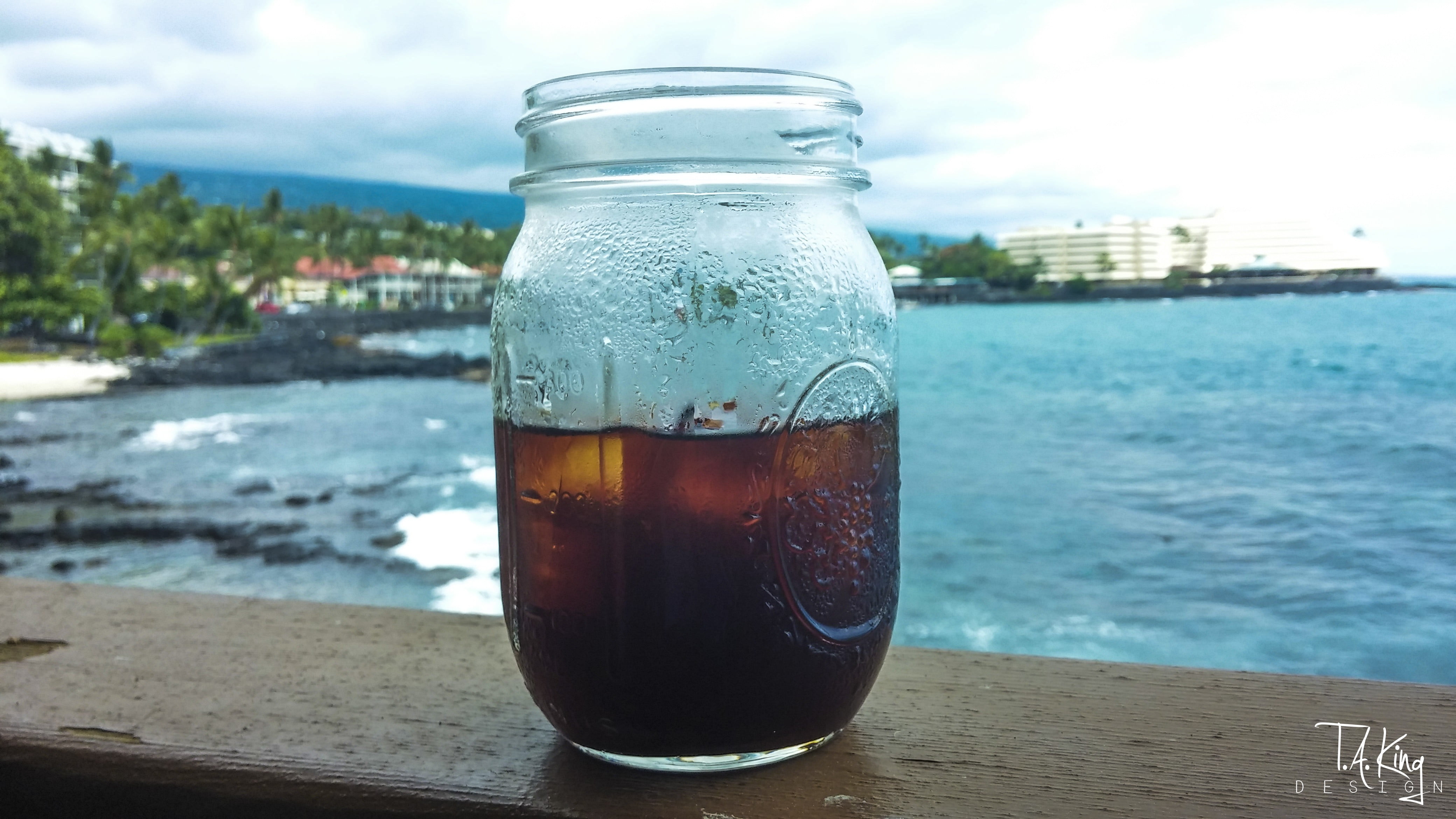 household equipment, glass, nature, freshness, close-up, beer - alcohol, focus on foreground, jar, table, transparent, outdoors, day, refreshment, beach, HD Wallpaper