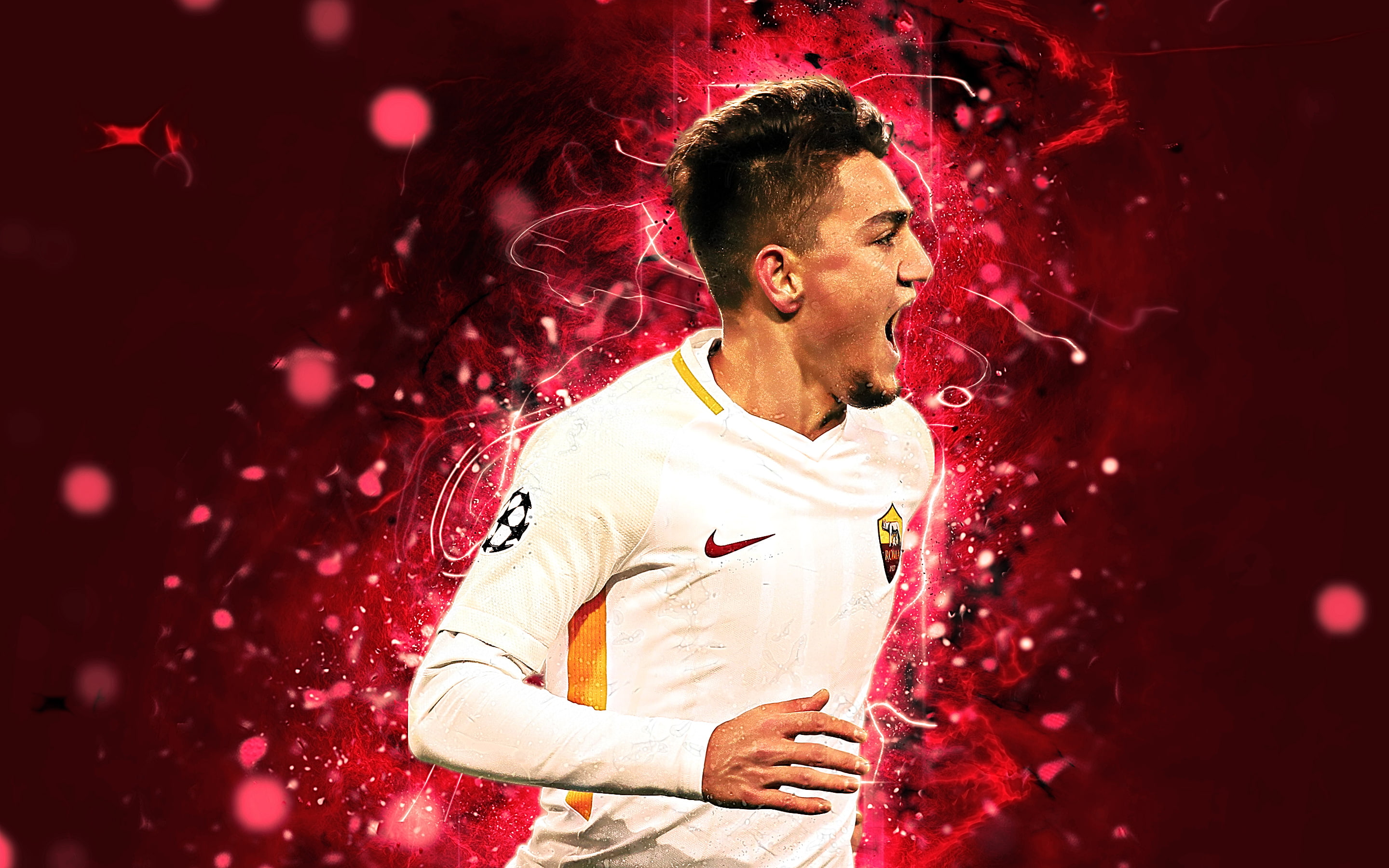 A.S. Roma, Cengiz Ünder, Soccer, 2K, Turkish, HD Wallpaper