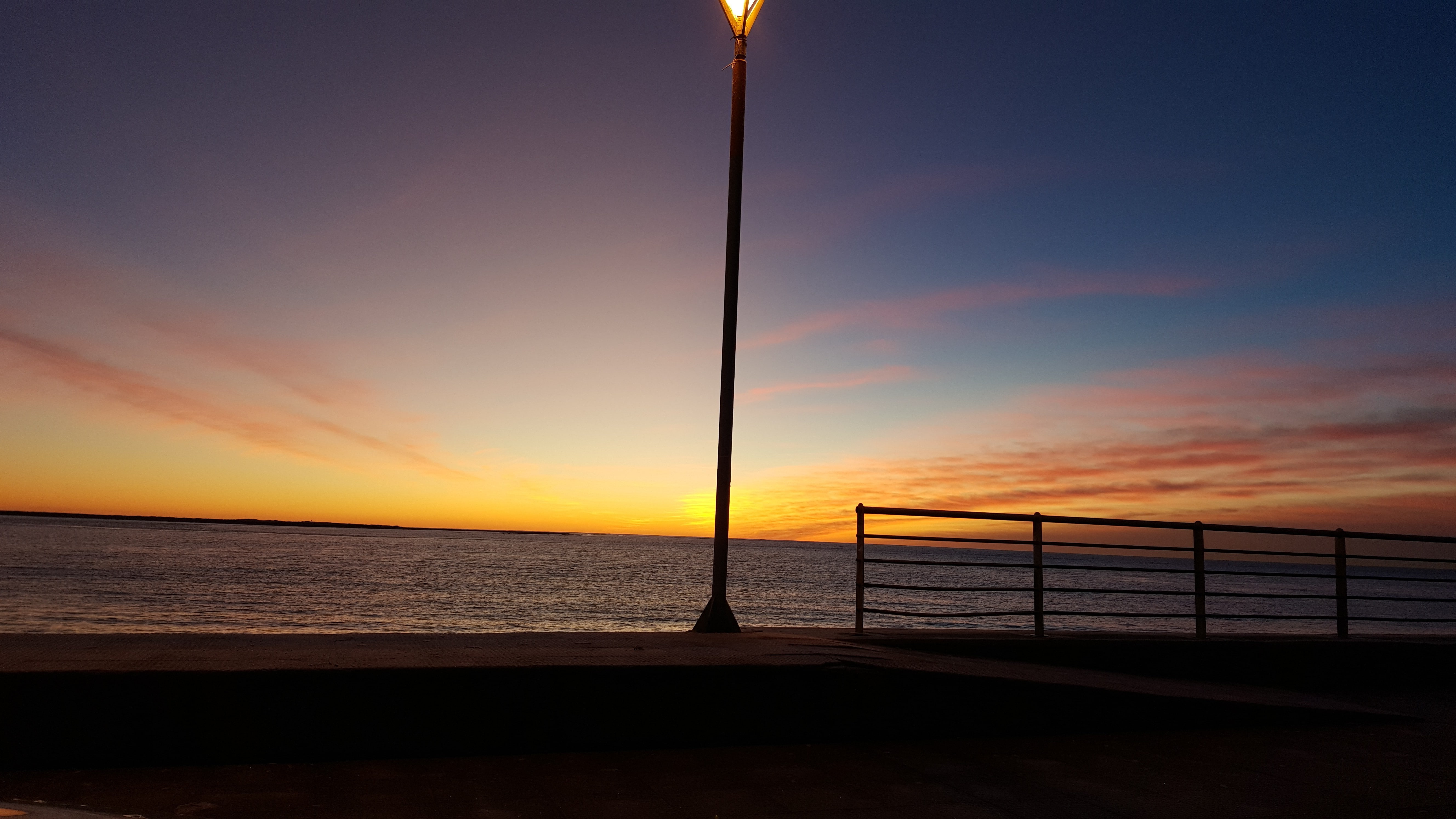 5K, outdoors, water, land, scenics - nature, dusk, nature, beach, Argentina, tranquility, silhouette, beauty in nature, sea, no people, landscape, tranquil scene, HD Wallpaper