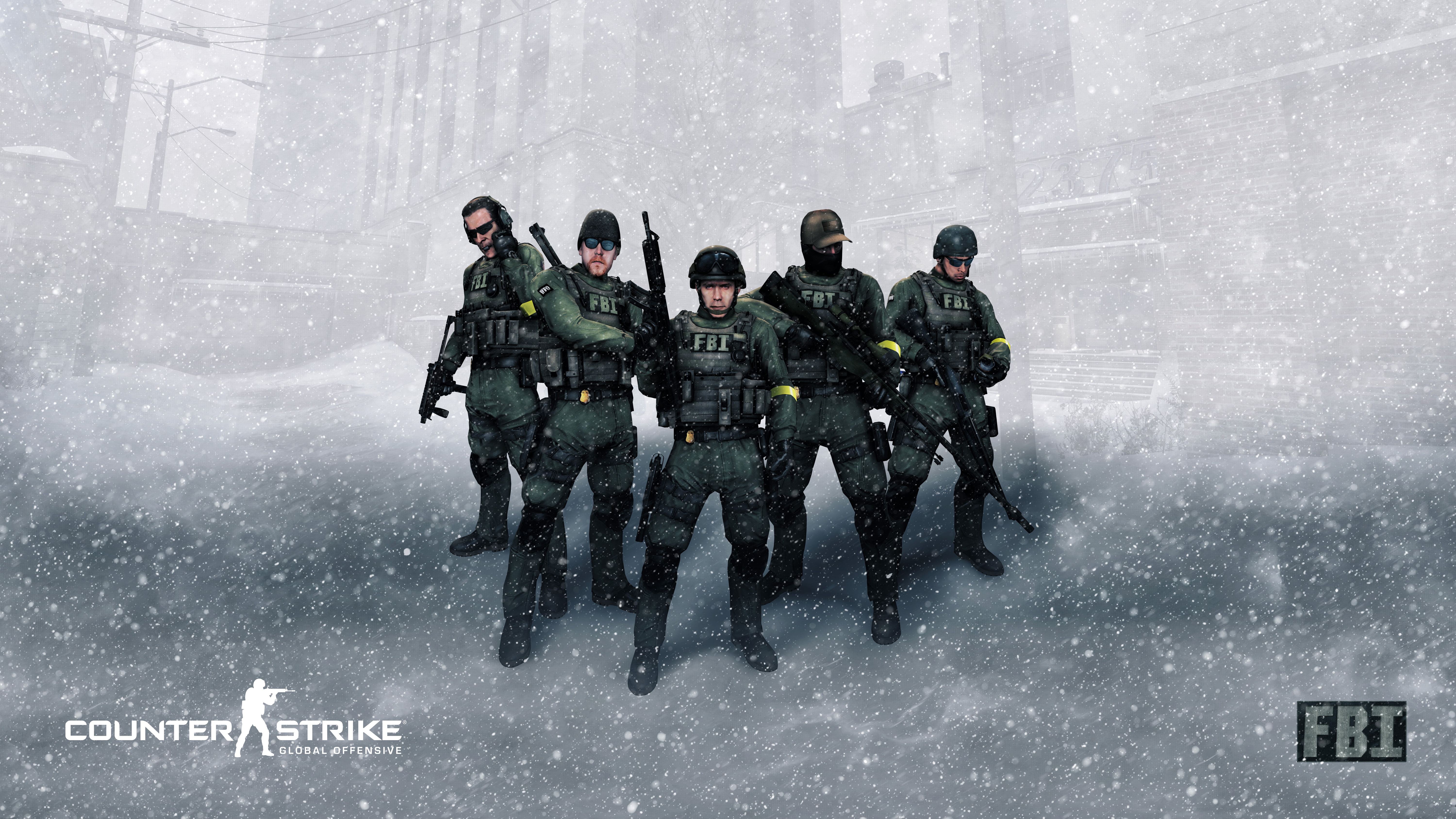 Counter-Strike: Global Offensive, 5K, 5K, FBI, HD Wallpaper