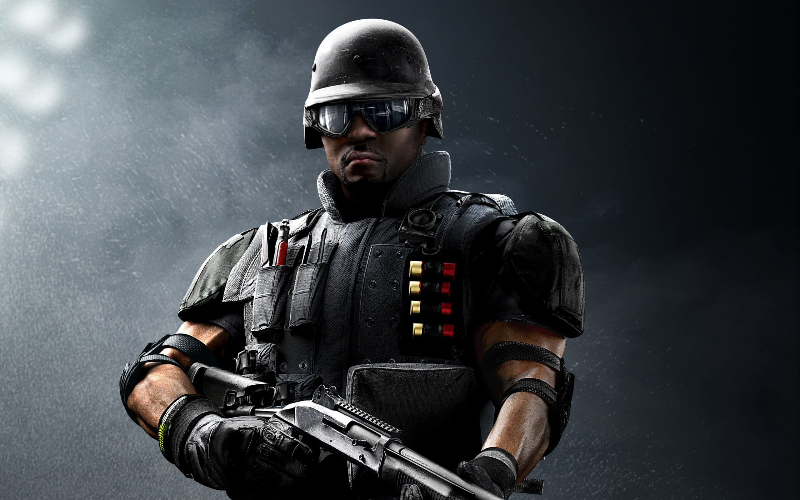people, black background, armed forces, rainbow, 2K, headwear, helmet, weapon, army, game, clothing, uniform, six, safety, siege, gun, army soldier, HD Wallpaper
