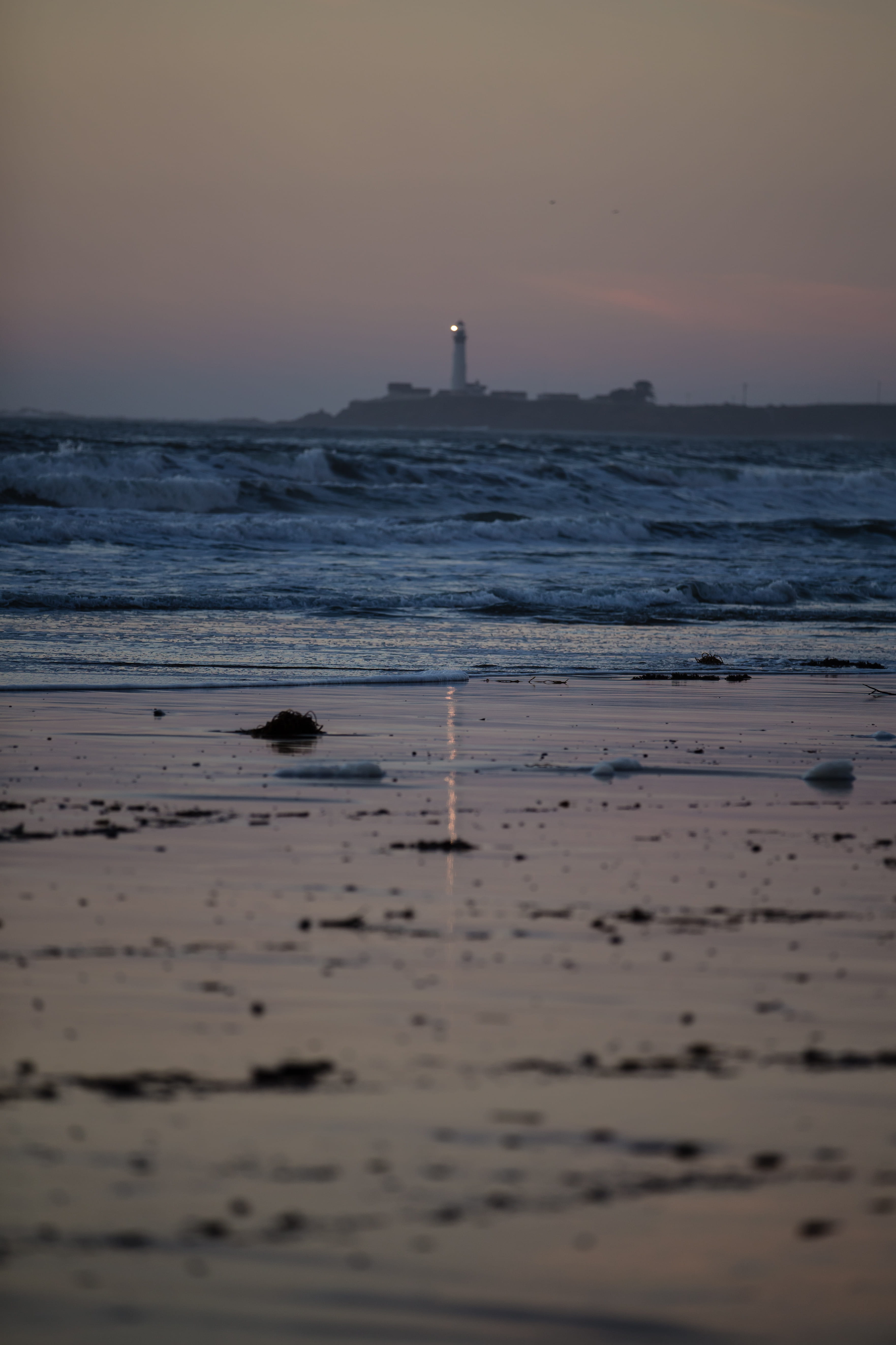 united states, guide, wave, light, nature, beach, ocean, pescadero, building exterior, no people, sky, outdoors, 5K, pigeon point lighthouse, coast, scenics - nature, Phone HD Wallpaper