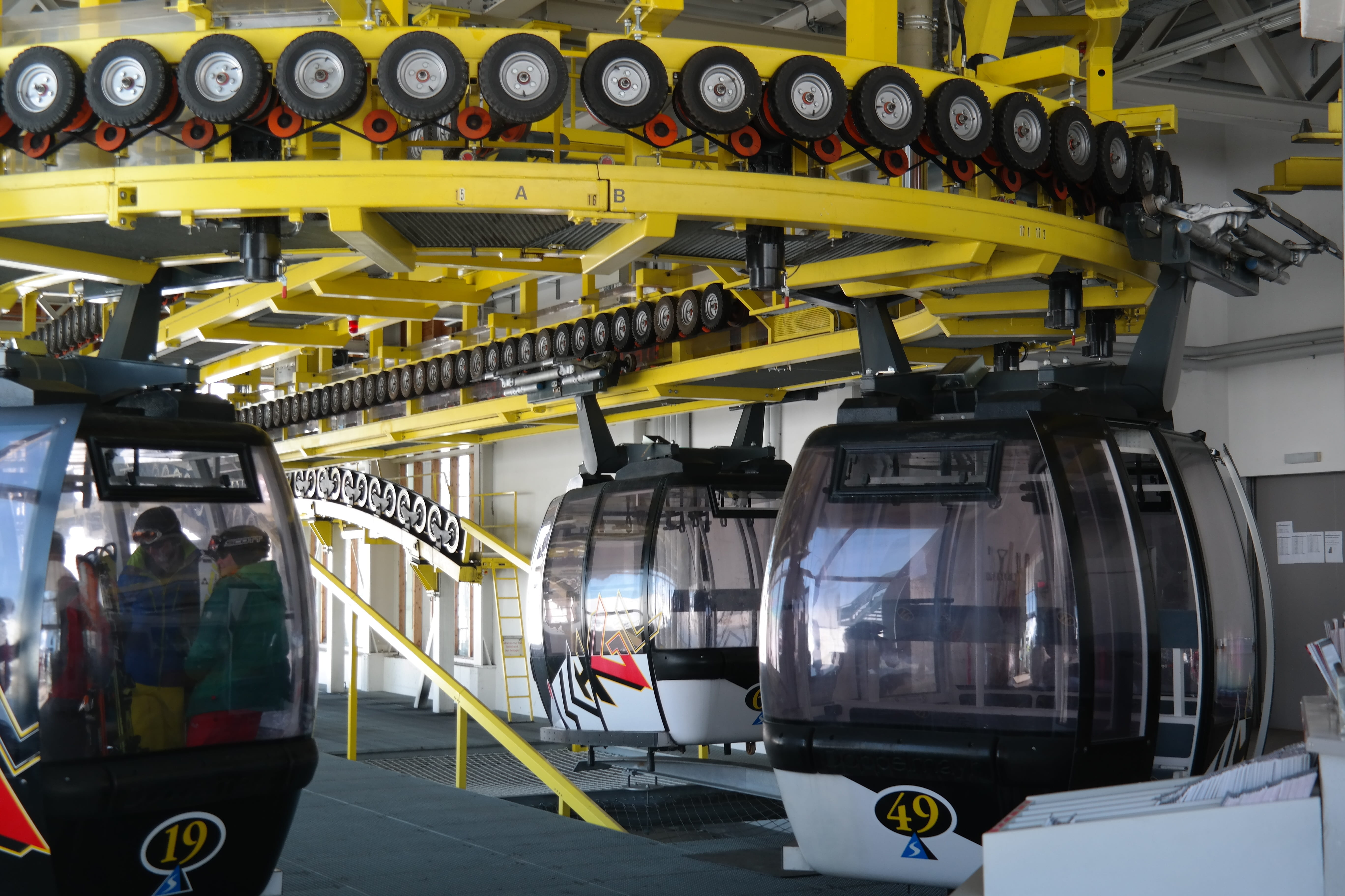 land vehicle, fimbabahn, vehicle interior, wheels, no people, industry, day, rail transportation, roll, train - vehicle, 5K, yellow, redirection, indoors, HD Wallpaper