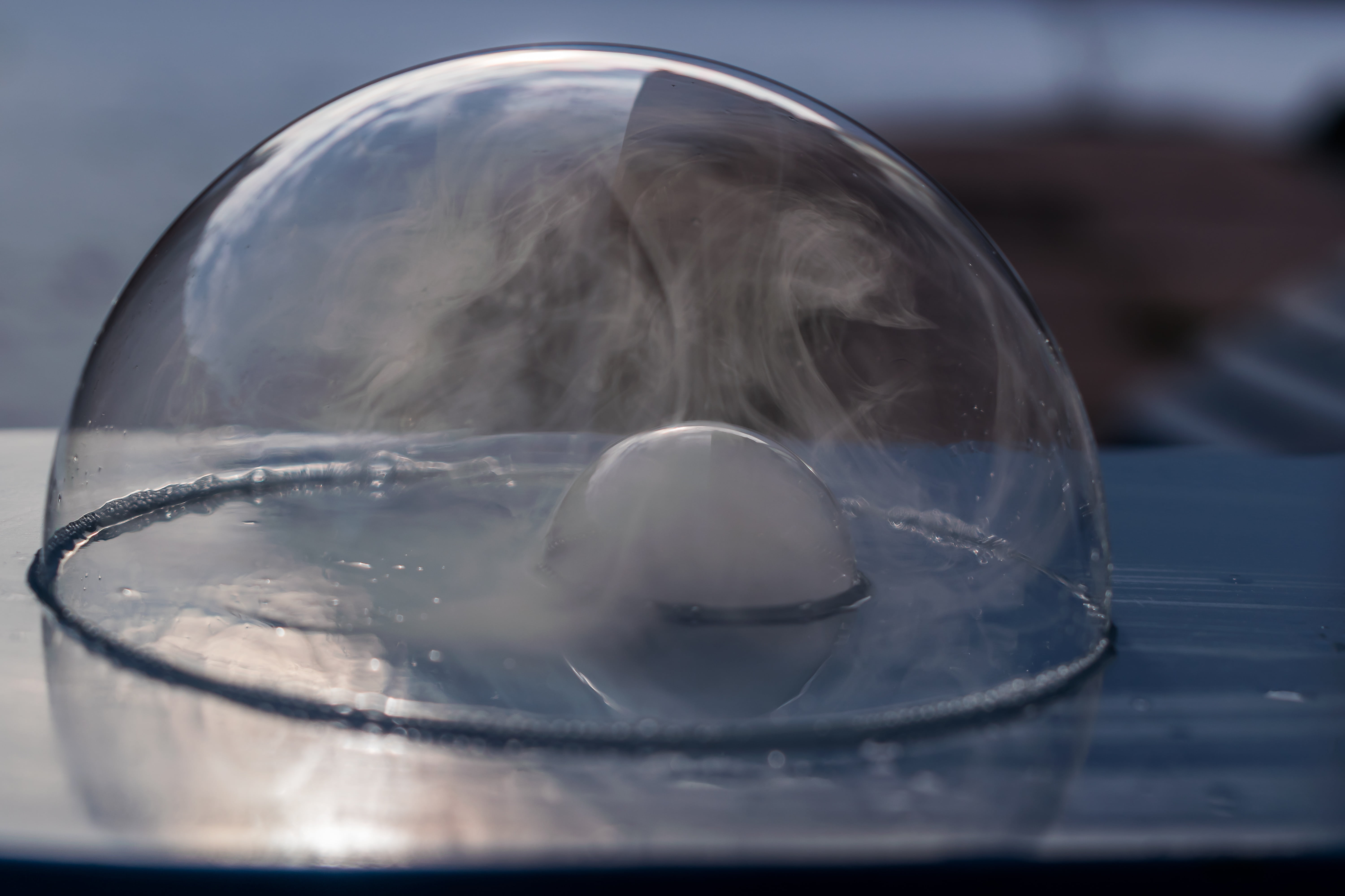 glass, nature, reflection, interesting, animal themes, together, sphere, indoors, fragility, day, glass - material, outdoors, frozen, ice, soap bubbles, HD Wallpaper