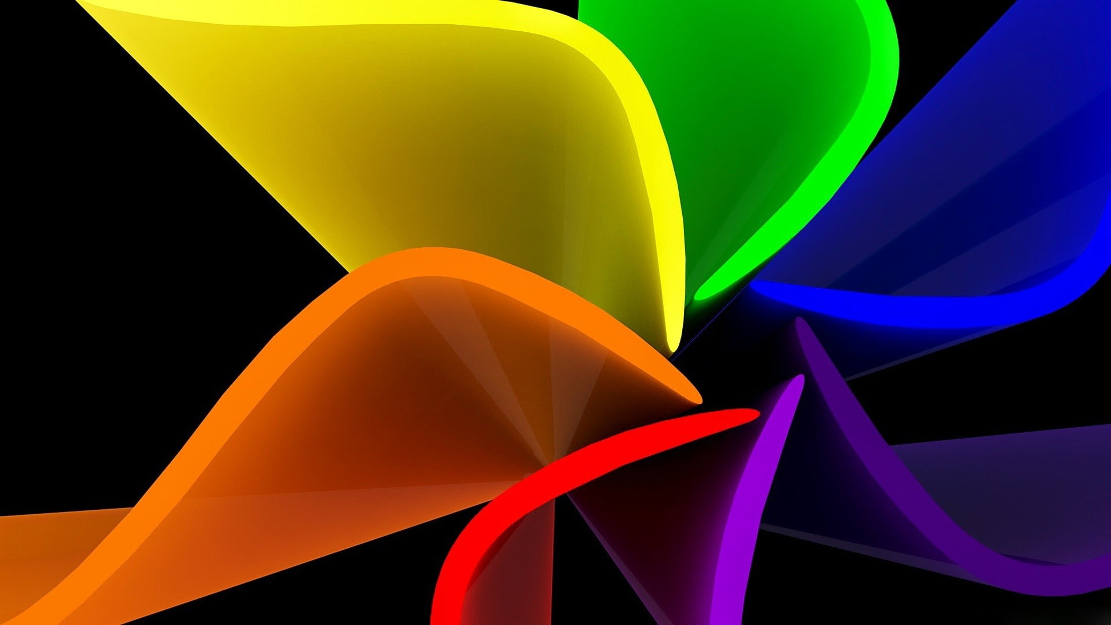 multi colored, celebration, design, purple, abstract, vibrant color, abstract backgrounds, spectrum, light - natural phenomenon, no people, bright, rainbow, HD Wallpaper