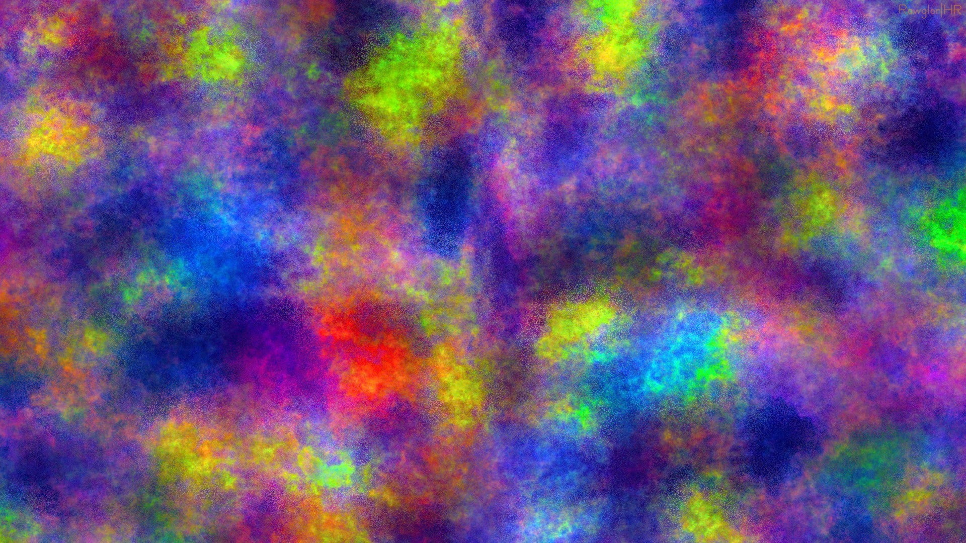 paints, multicolored, spectrum, multi colored, swirl, full frame, celebration, 1080P, vibrant color, defocused, backgrounds, illuminated, outdoors, motion, HD Wallpaper
