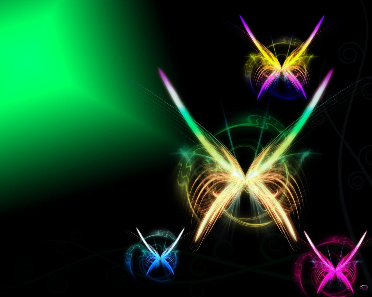 long exposure, blurred motion, flying, black background, light, bright, swirl, motion, assorted, night, digital composite, nightlife, design, HD Wallpaper